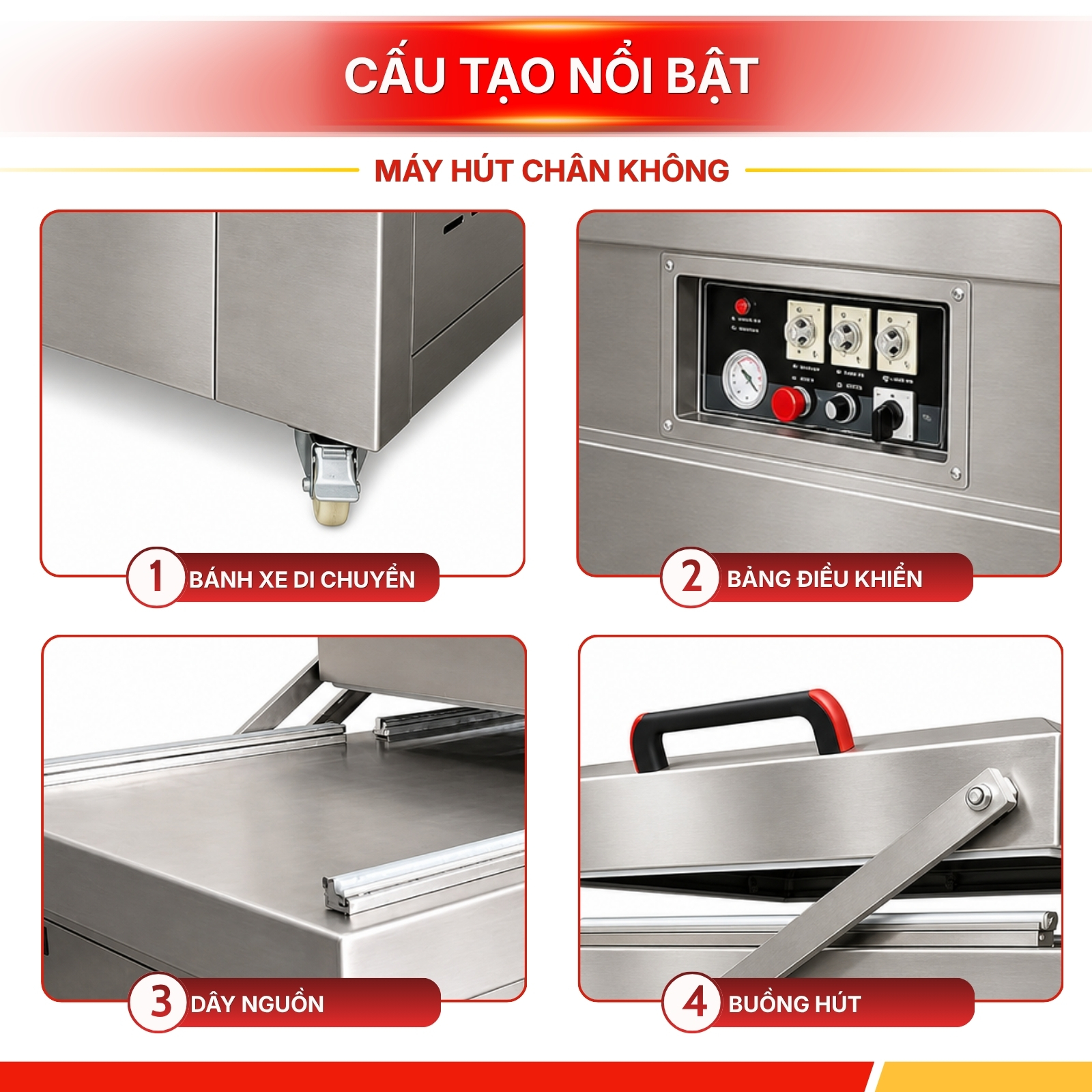 Máy Hút Chân Không MIKOSHI DZQ700×2 Pro Max Full Max