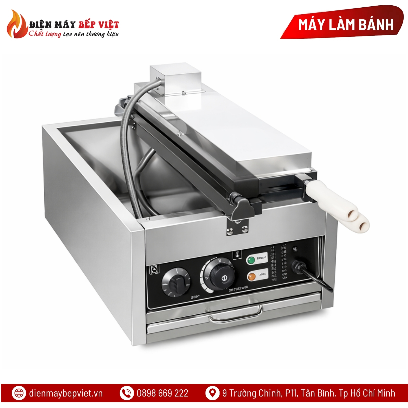 Máy Làm Bánh Đồng Xu 4 Khuôn