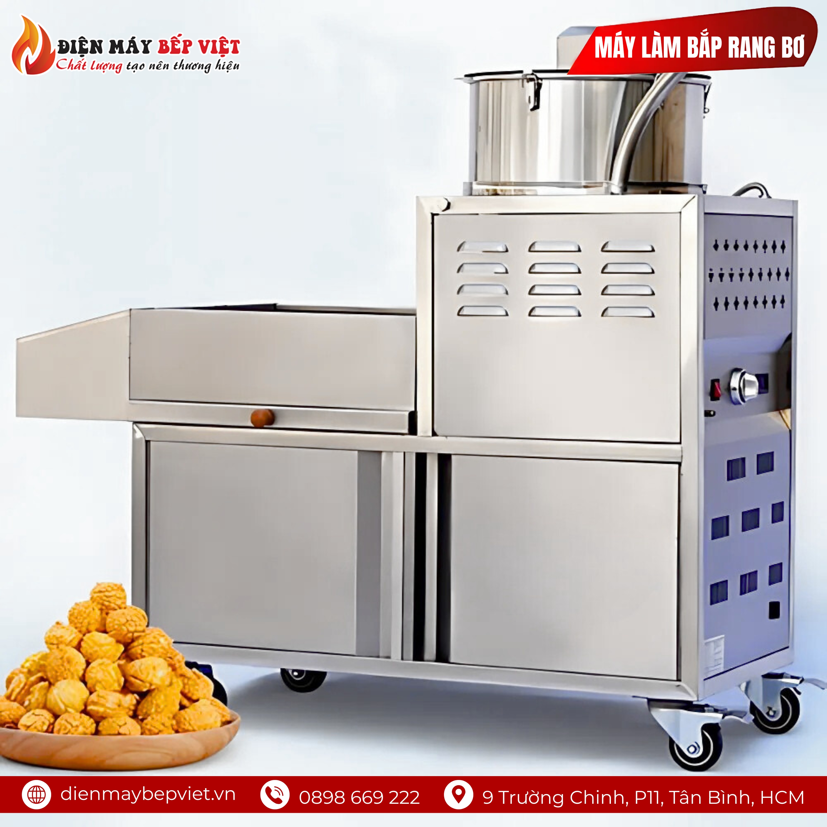 Máy Làm Bắp Rang Bơ Công Nghiệp BV-MBRCN