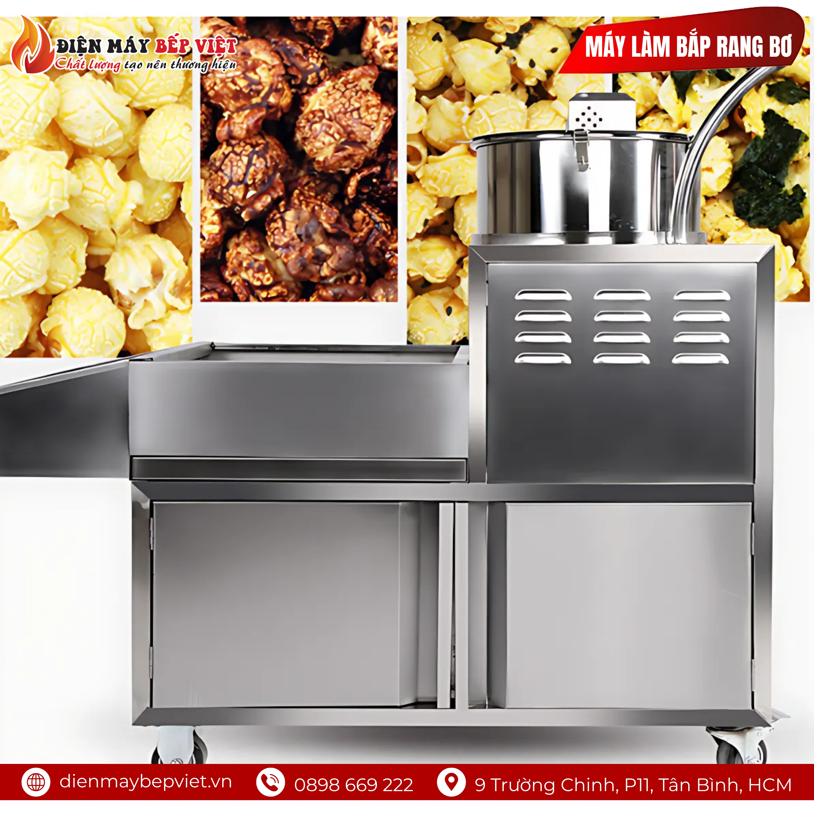 Máy Làm Bắp Rang Bơ Công Nghiệp BV-MBRCN