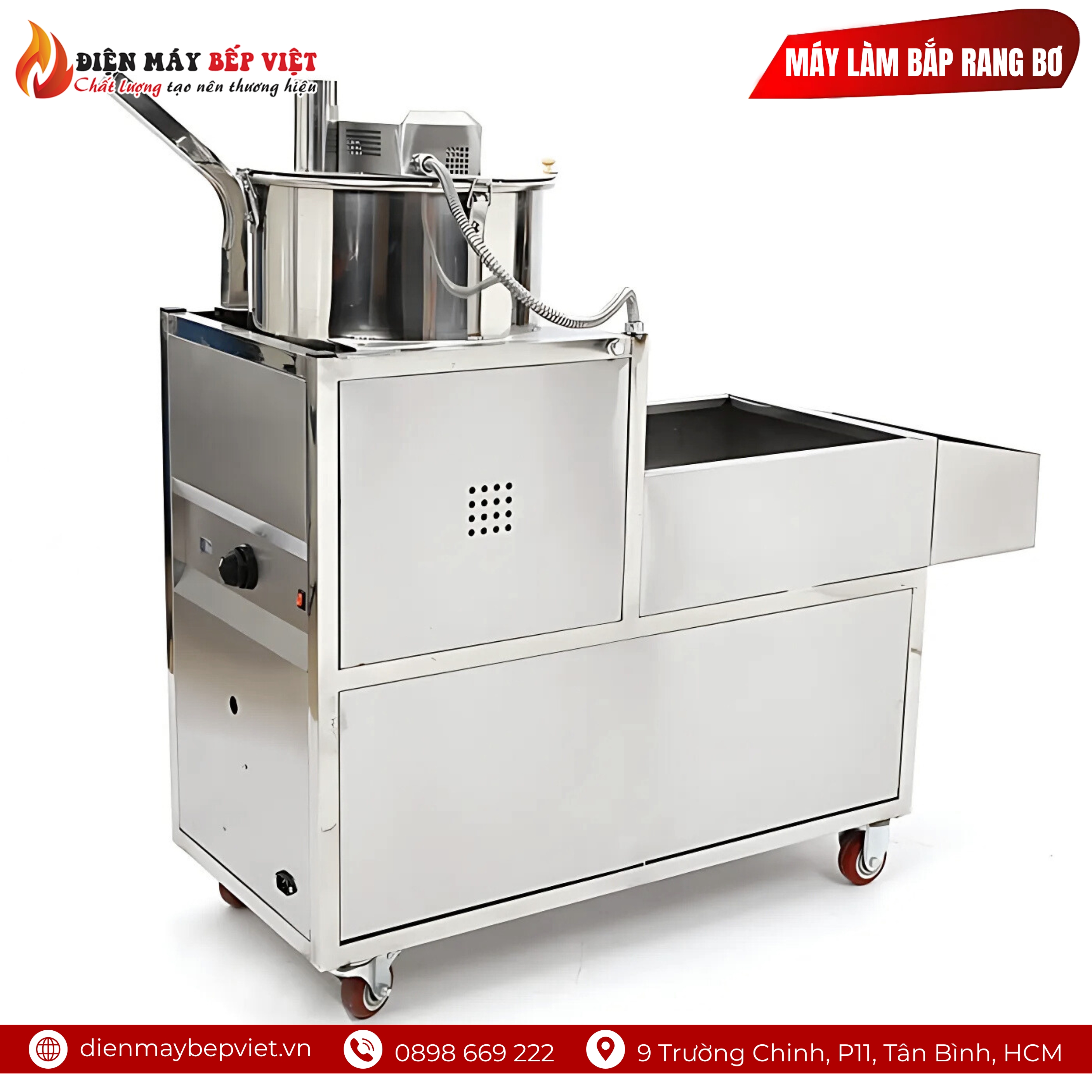 Máy Làm Bắp Rang Bơ Công Nghiệp BV-MBRCN