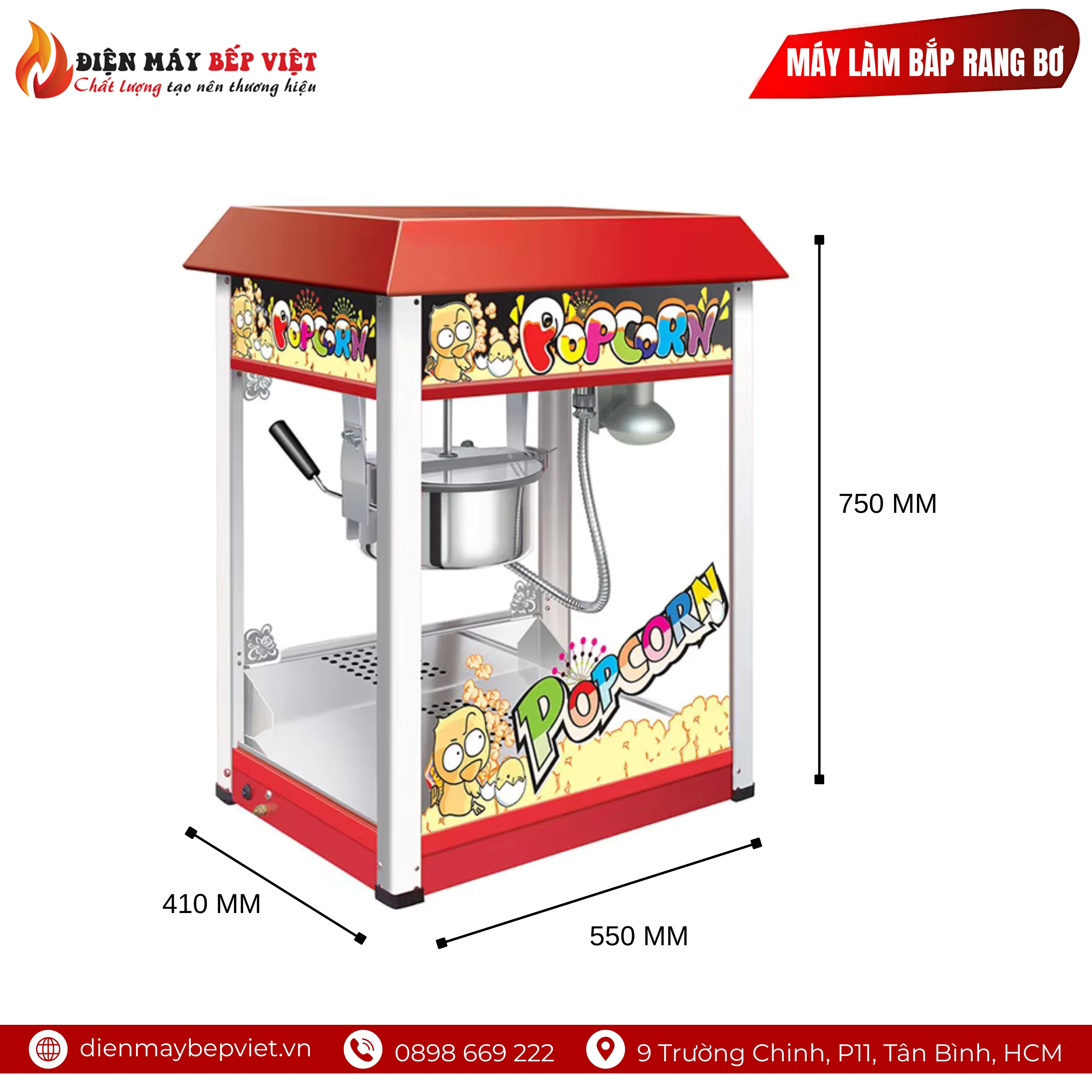 Máy Làm Bắp Rang Bơ VBG 1608