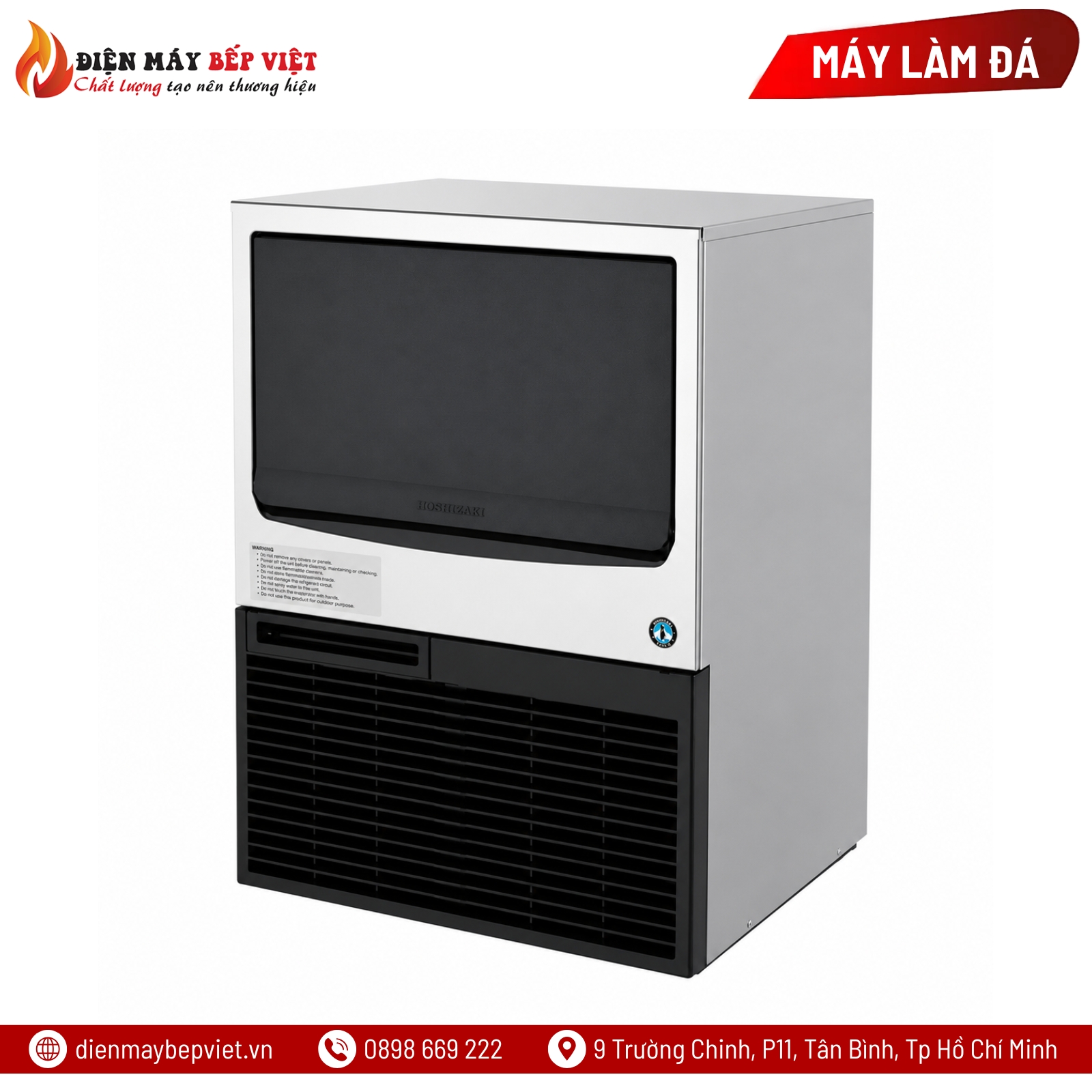 Máy Làm Đá Bán Nguyệt Hoshizaki KM-55B 54Kg/Ngày