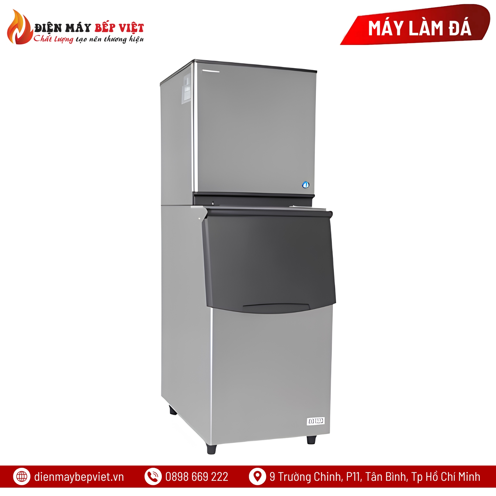 Máy Làm Đá Bán Nguyệt Hoshizaki KMD-201AB 205Kg/Ngày
