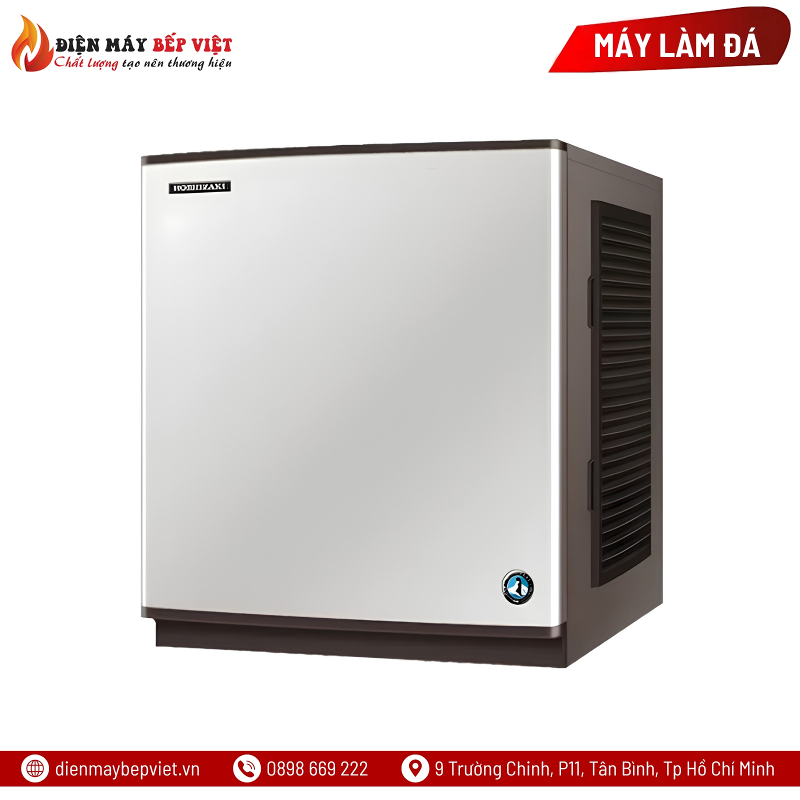 Máy Làm Đá Bán Nguyệt Hoshizaki KMD-270AB 265Kg/Ngày