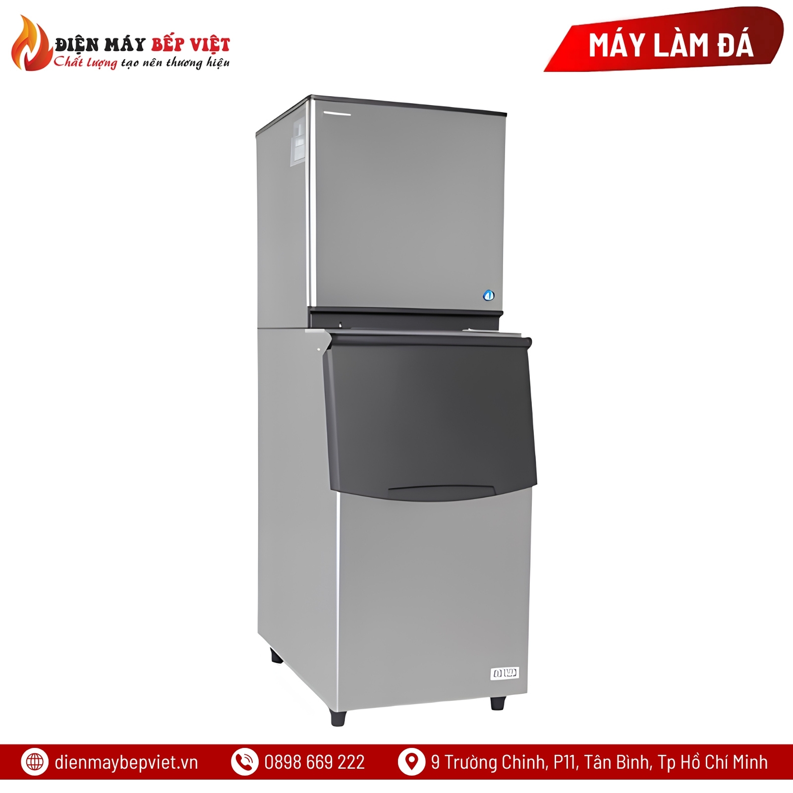 Máy Làm Đá Bán Nguyệt Hoshizaki KMD-270AB 265Kg/Ngày