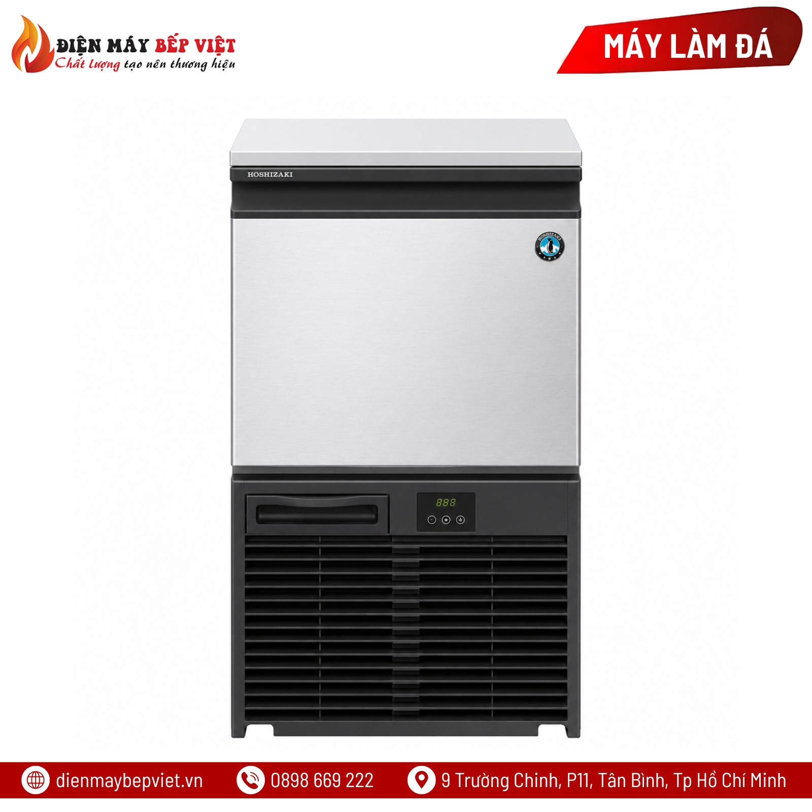 Máy Làm Đá Dạng Bán Nguyệt Hoshizaki KM-40C 40Kg/Ngày