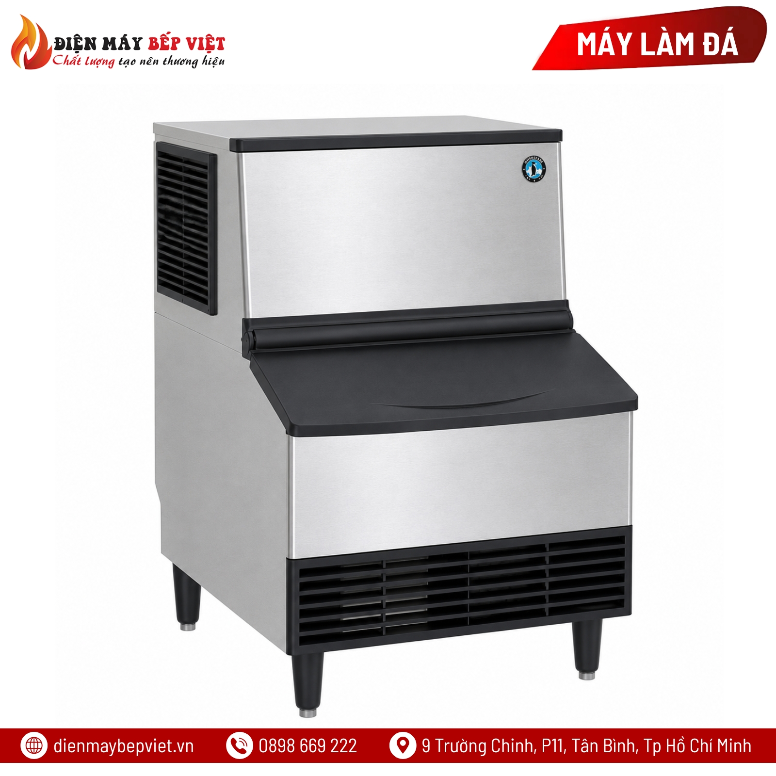 Máy Làm Đá Hình Bán Nguyệt Hoshizaki KM-125A 115Kg/Ngày