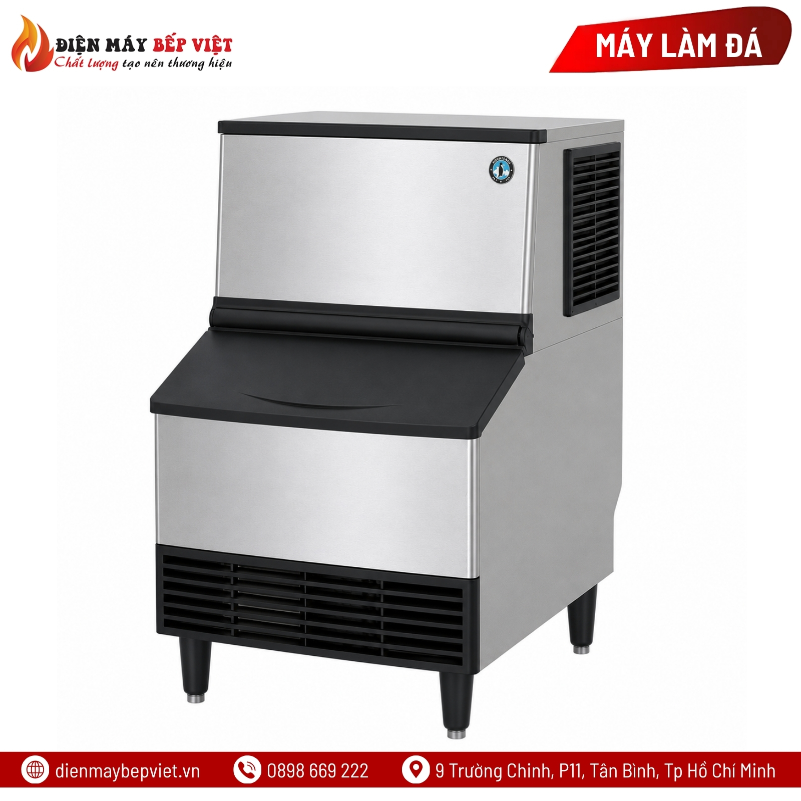 Máy Làm Đá Hình Bán Nguyệt Hoshizaki KM-125A 115Kg/Ngày