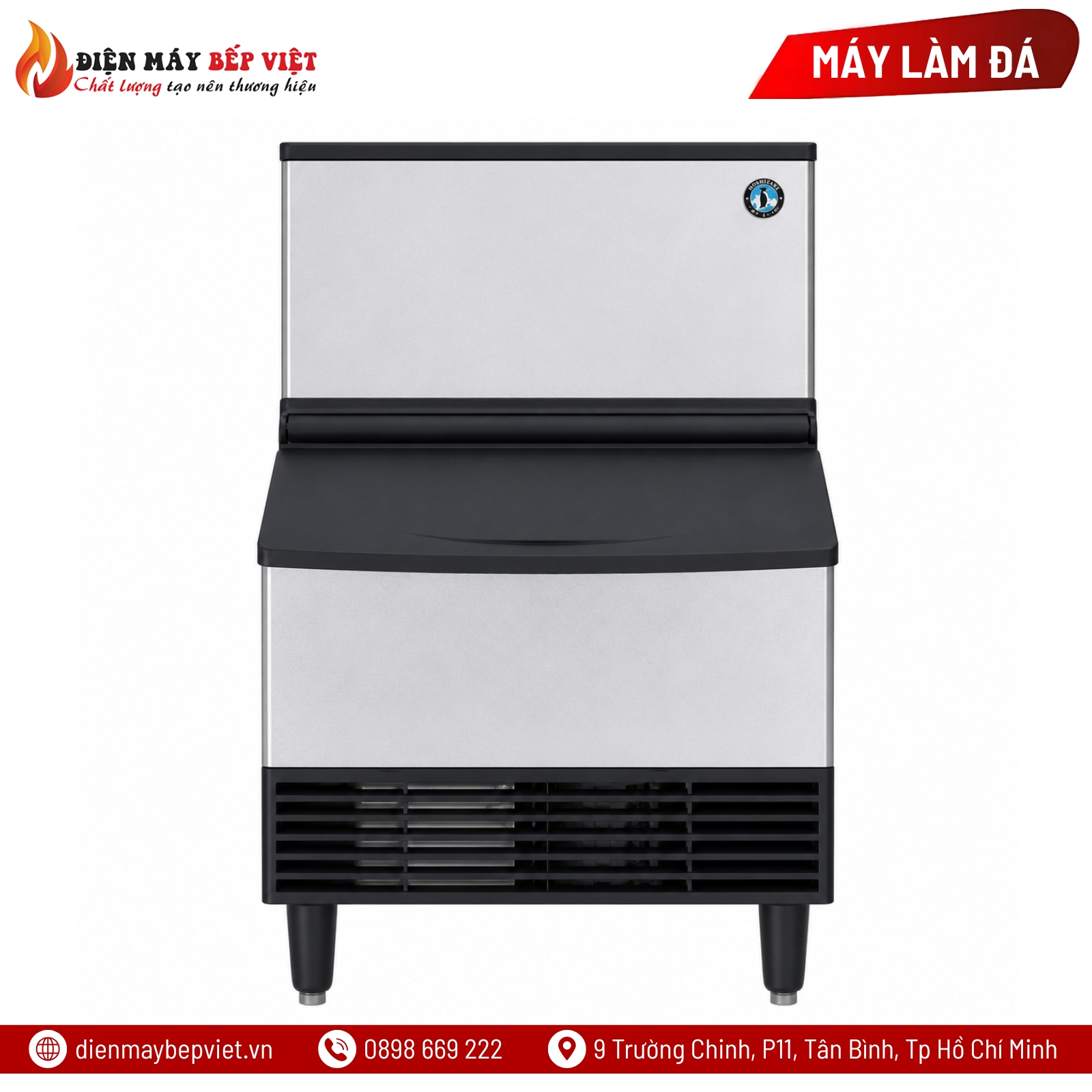 Máy Làm Đá Hình Bán Nguyệt Hoshizaki KM-125A 115Kg/Ngày