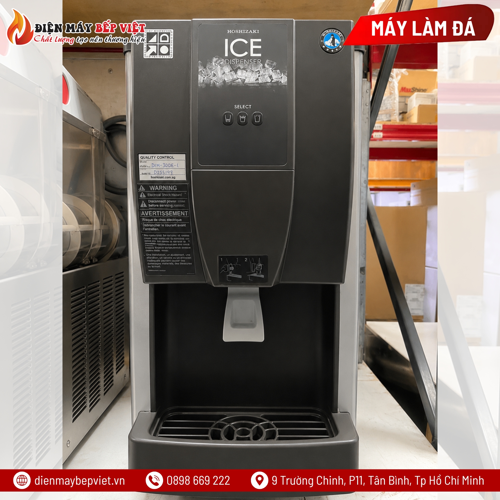 Máy Làm Đá Tự Động Hoshizaki DCM-60KE