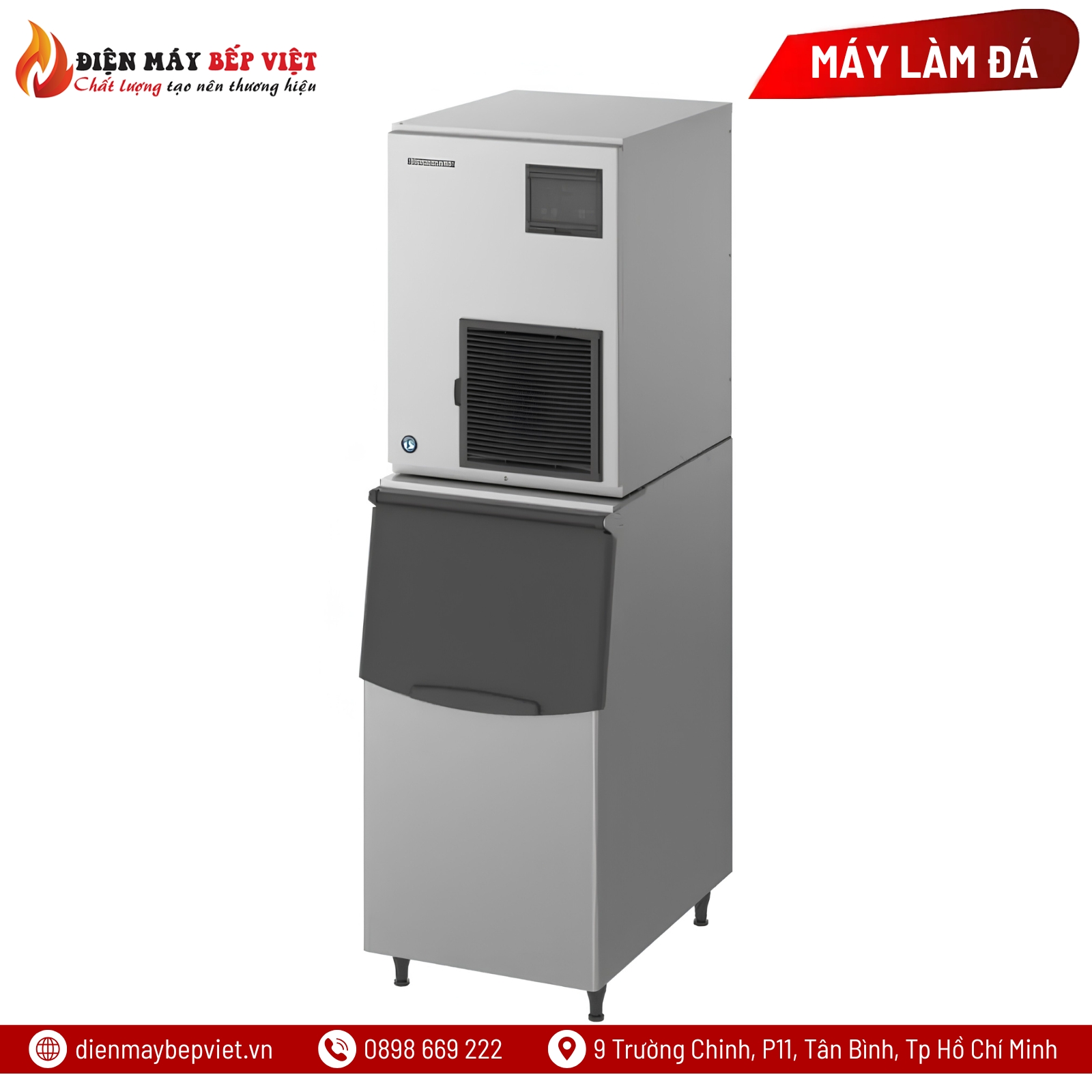 Máy Làm Đá Vảy Hoshizaki FM-300AKE-N-SB 270Kg/Ngày