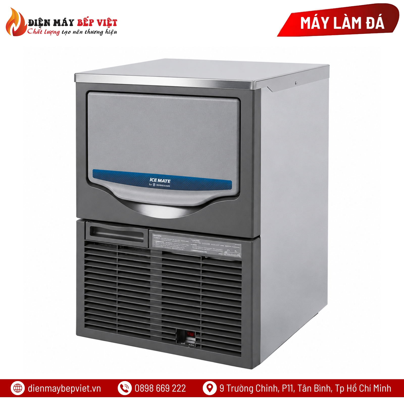 Máy Làm Đá Viên Cỡ Nhỏ Hoshizaki SRM-80A 80Kg/Ngày