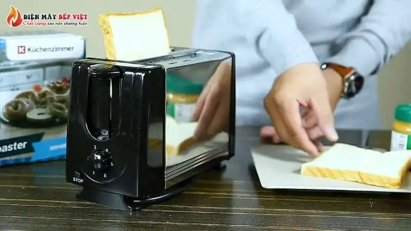 Máy nướng bánh mì Toaster Simplus 2 ngăn