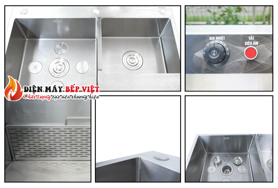 Máy Rửa Bát Siêu Âm Dishwasher - AVP1900 HAI BỒN (RỬA và TRÁNG)