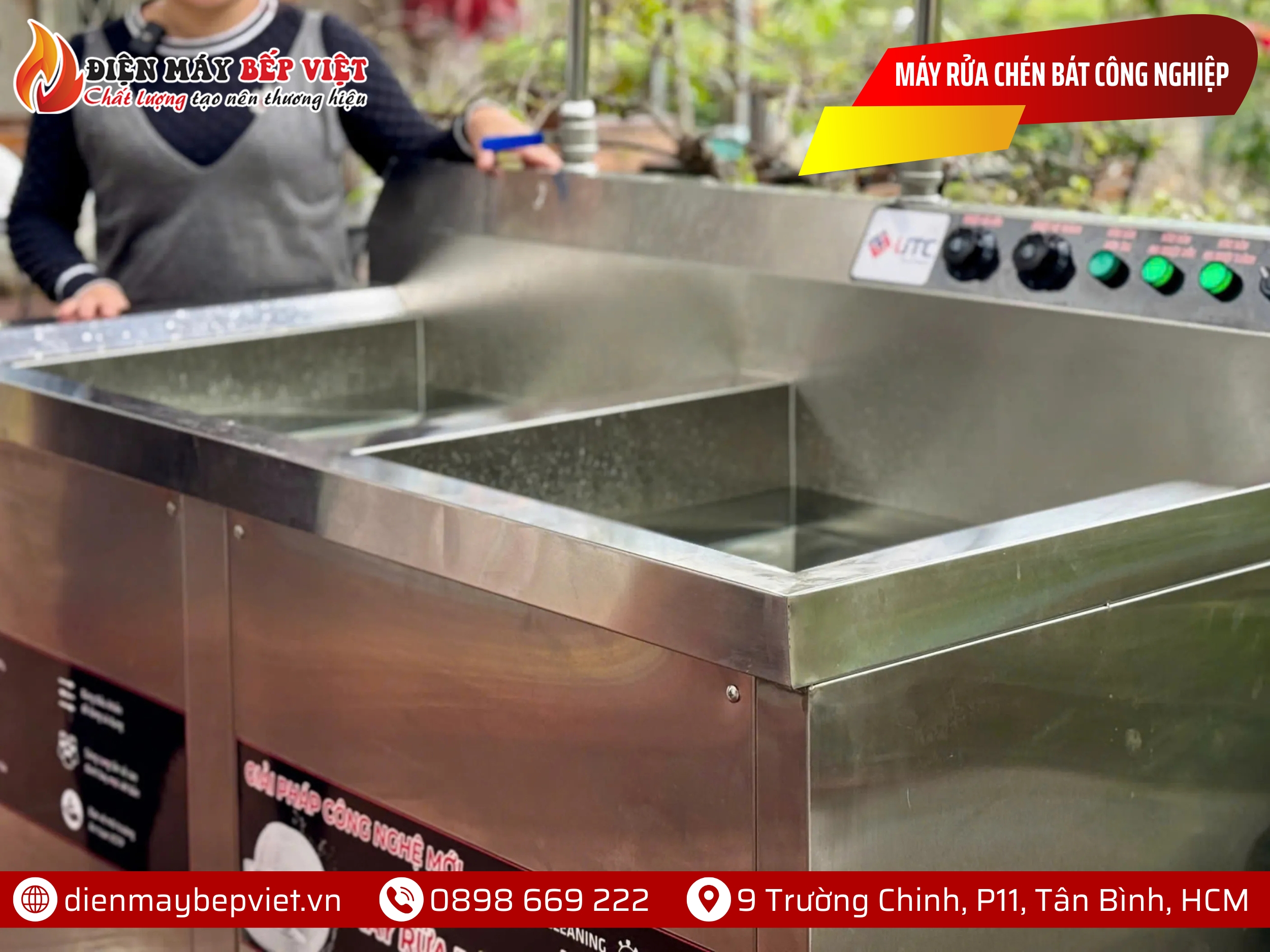 Máy Rửa Chén Bát Công Nghiệp