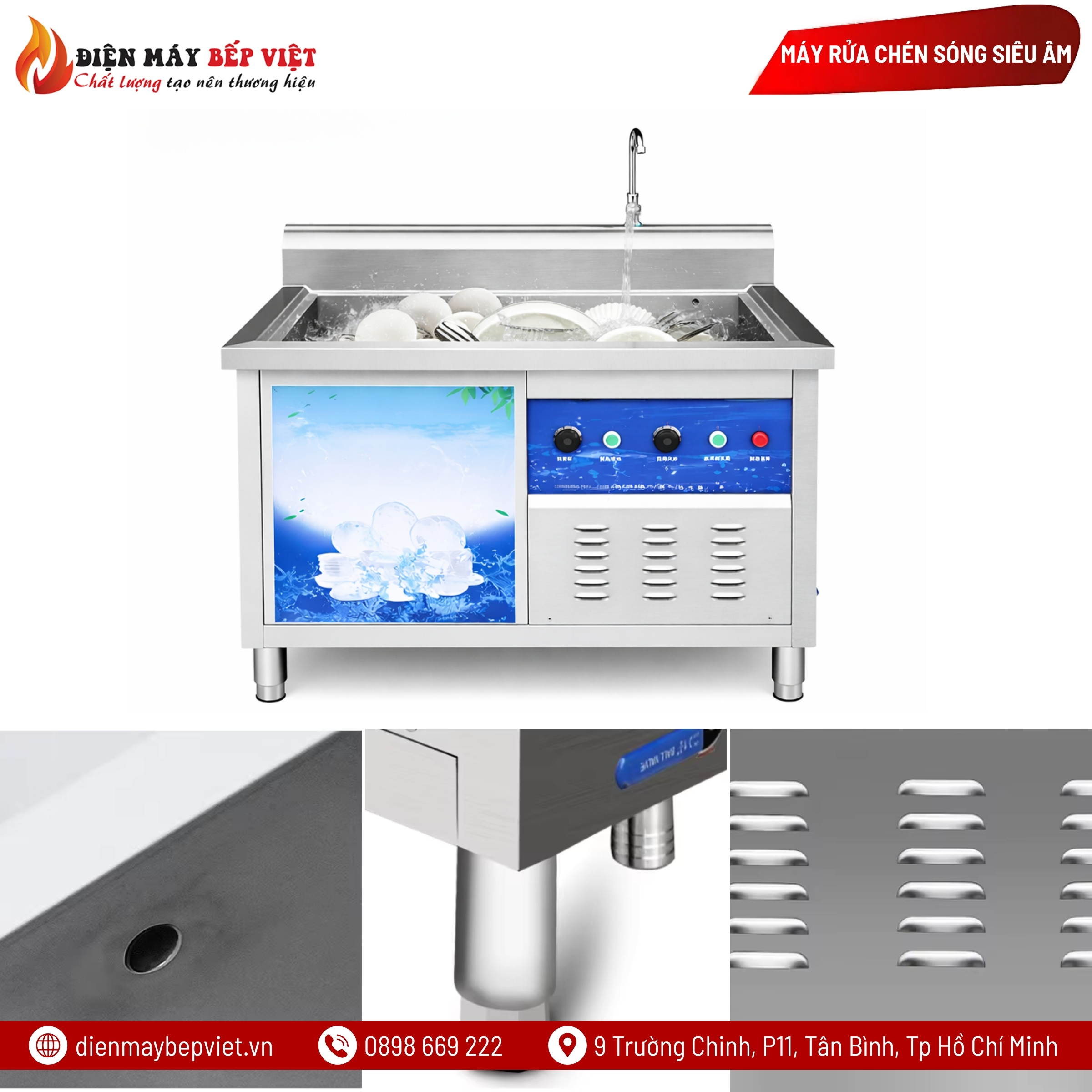 Máy Rửa Chén Siêu Âm Dishwasher AVP1200