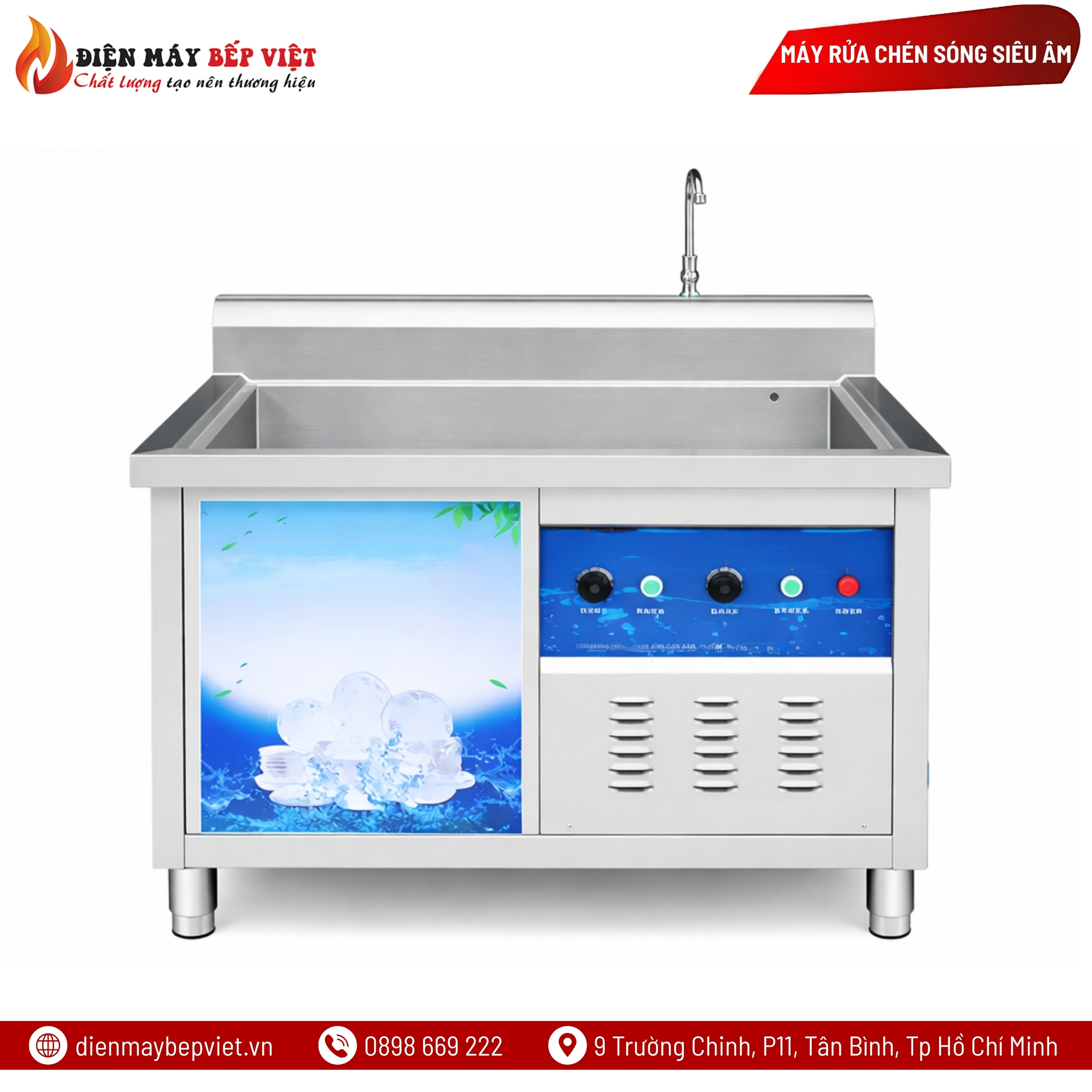 Máy Rửa Chén Siêu Âm Dishwasher AVP1200