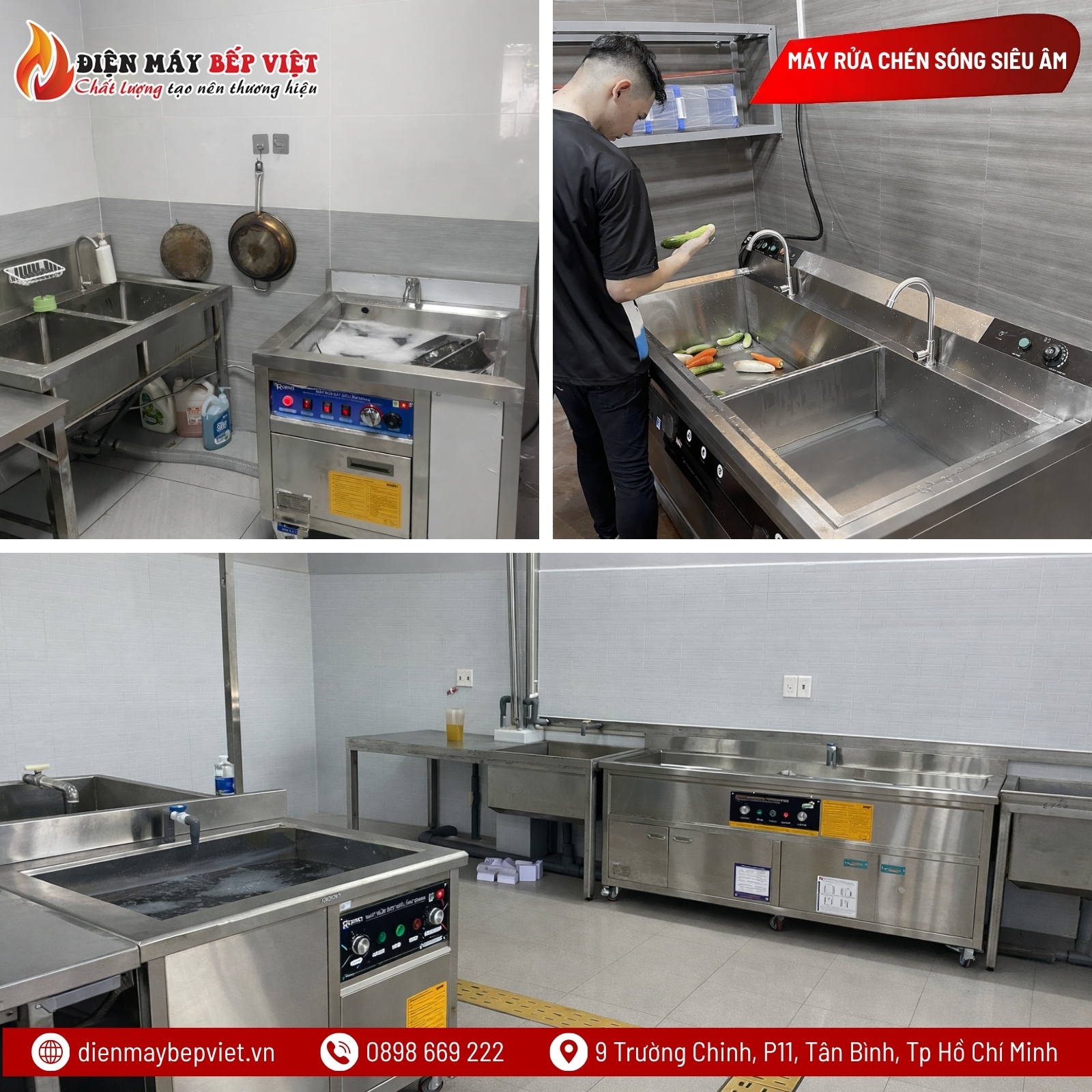 Máy Rửa Chén Sóng Siêu Âm UDBV 2400-S