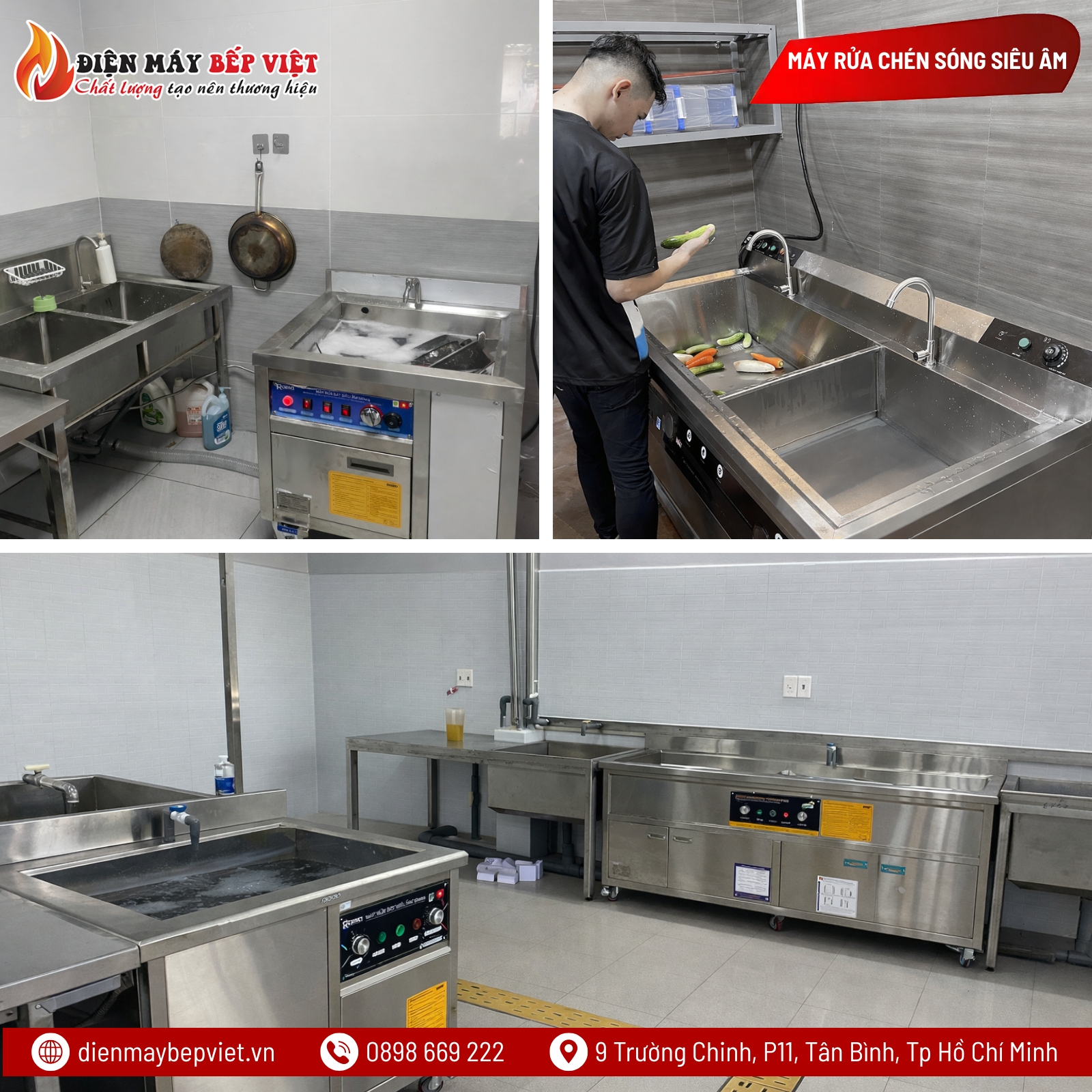 Máy Rửa Chén Sóng Siêu Âm UDBV 800