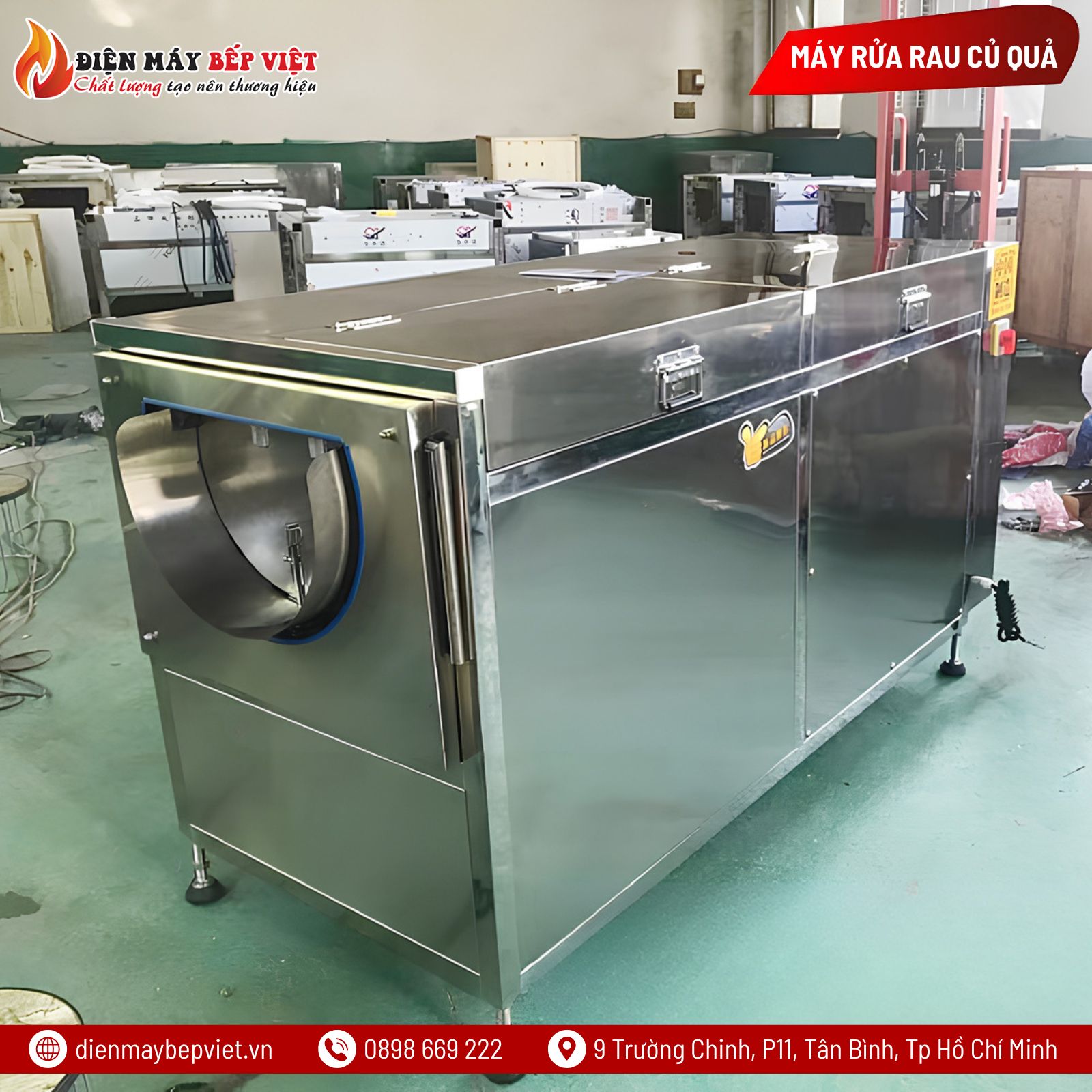Máy Rửa Củ Công Nghiệp BV-750