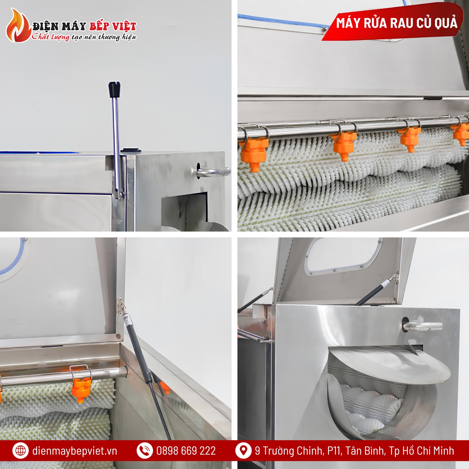 Máy Rửa Củ Quả Công Nghiệp BV-1100