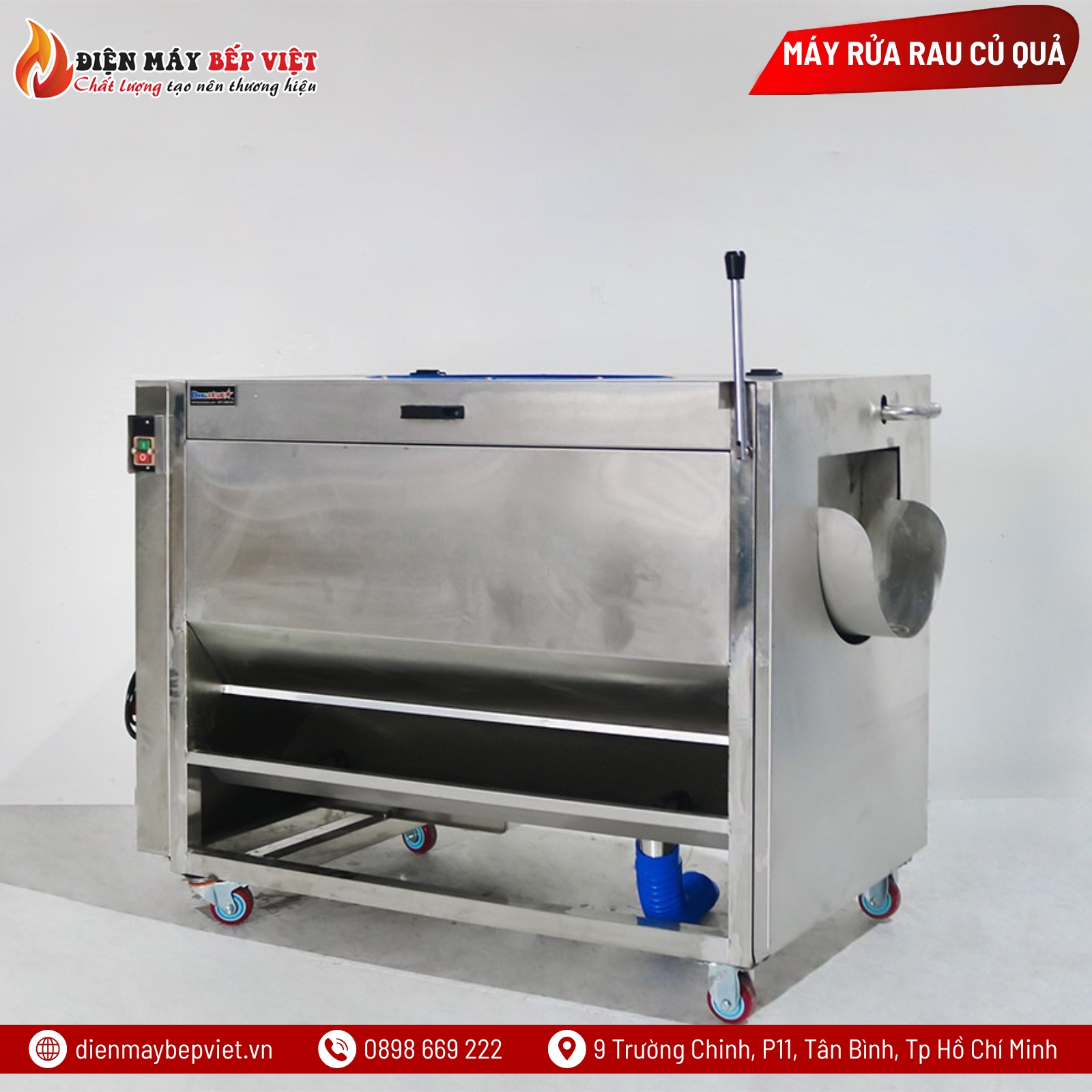 Máy Rửa Củ Quả Công Nghiệp BV-1100