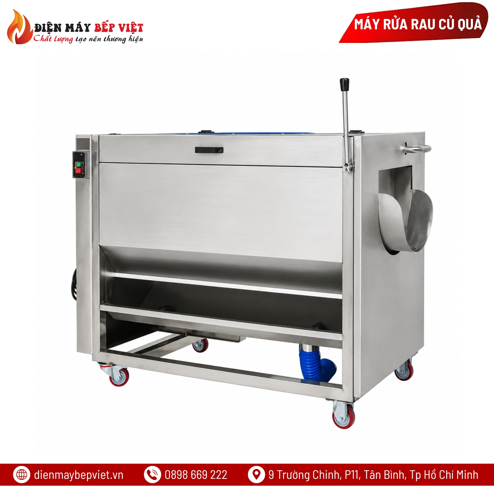 Máy Rửa Củ Quả Công Nghiệp BV-1100