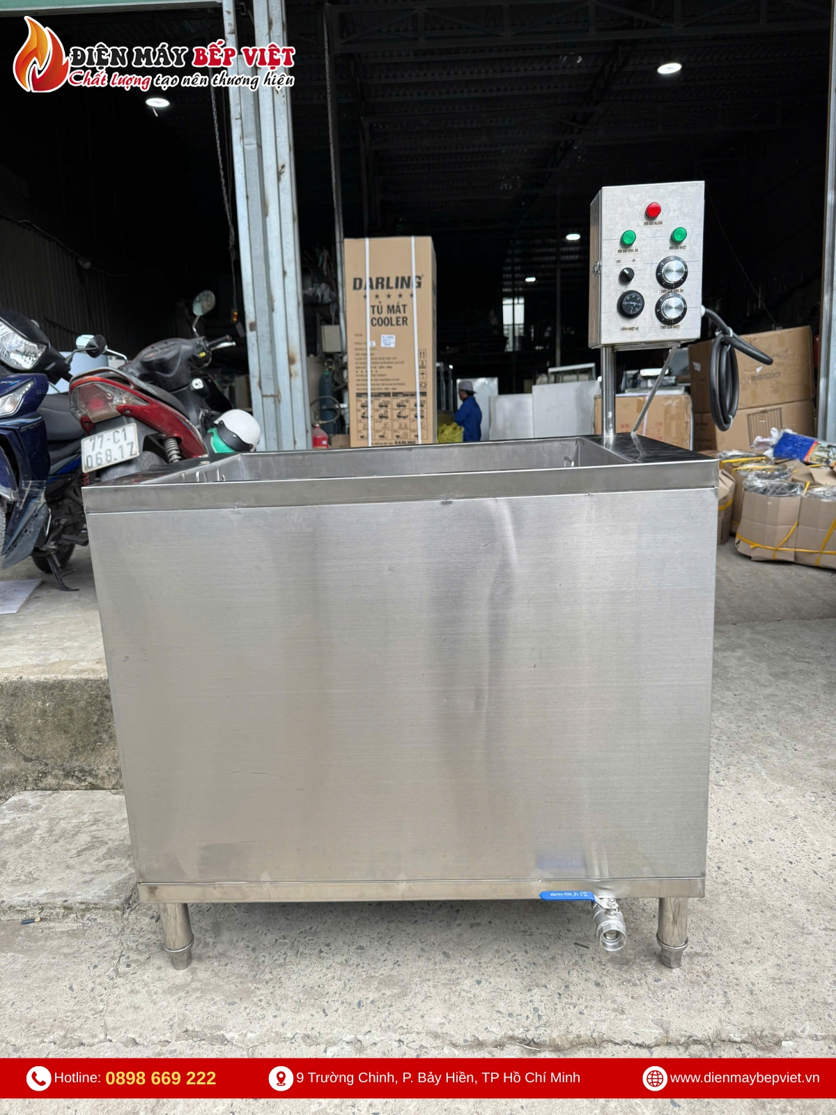 Máy Rửa Niêu Đất Siêu Âm 100cm