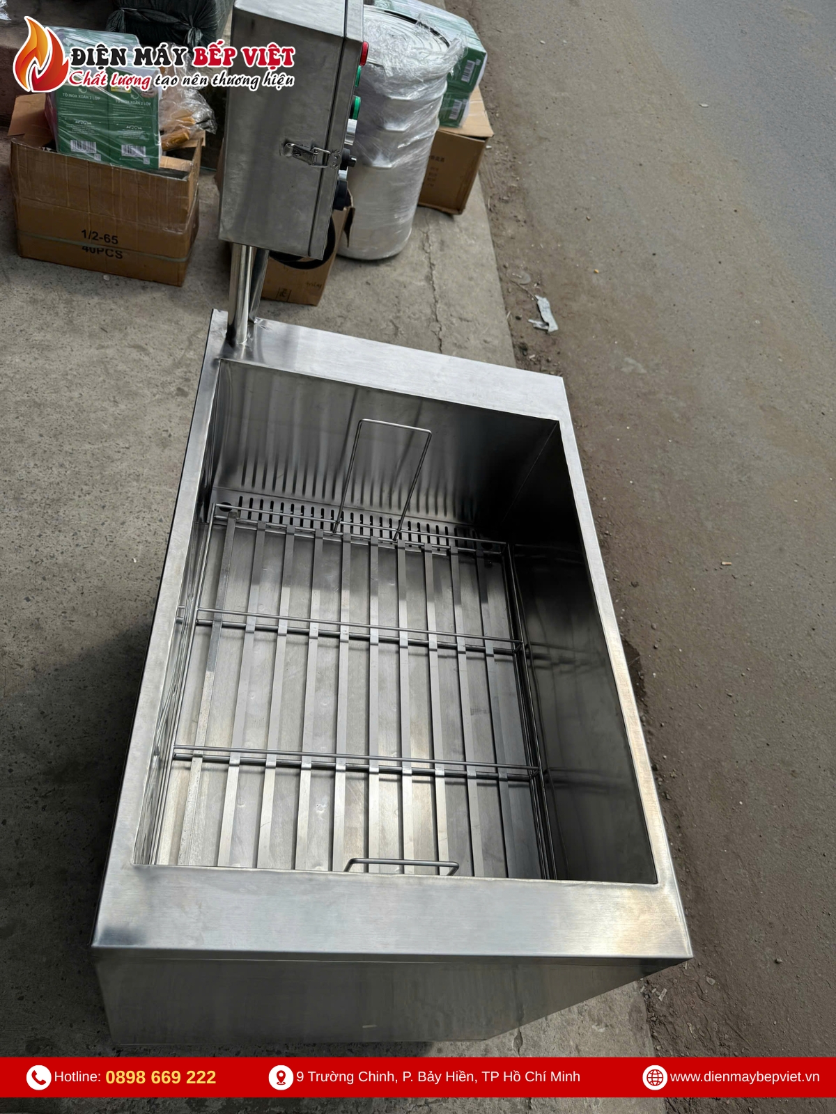 Máy Rửa Niêu Đất Siêu Âm 100cm