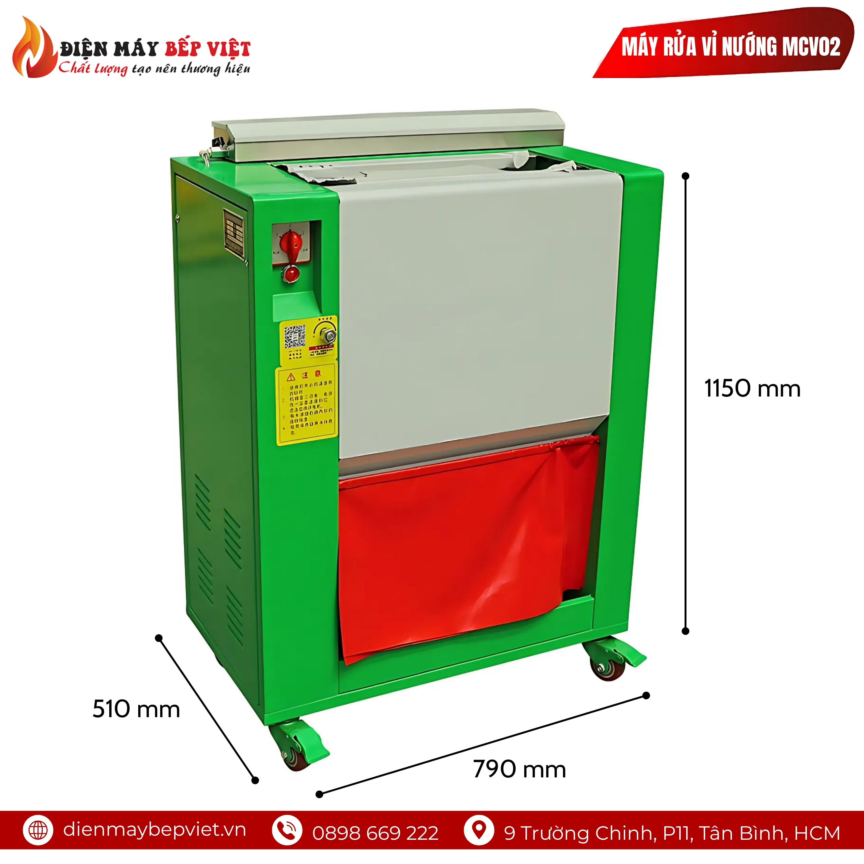 Máy Rửa Vỉ Nướng MCV02