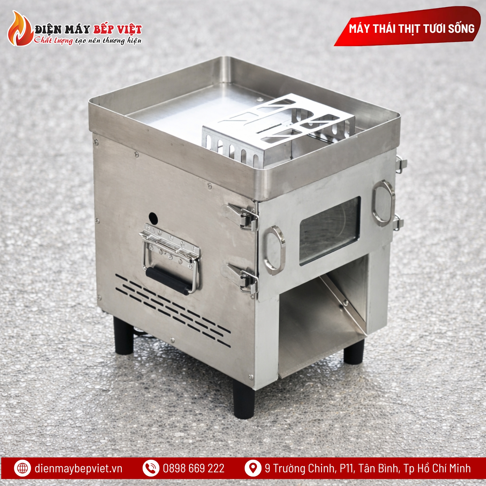 Máy Thái Lát Thịt Tươi Thay Dao HD95