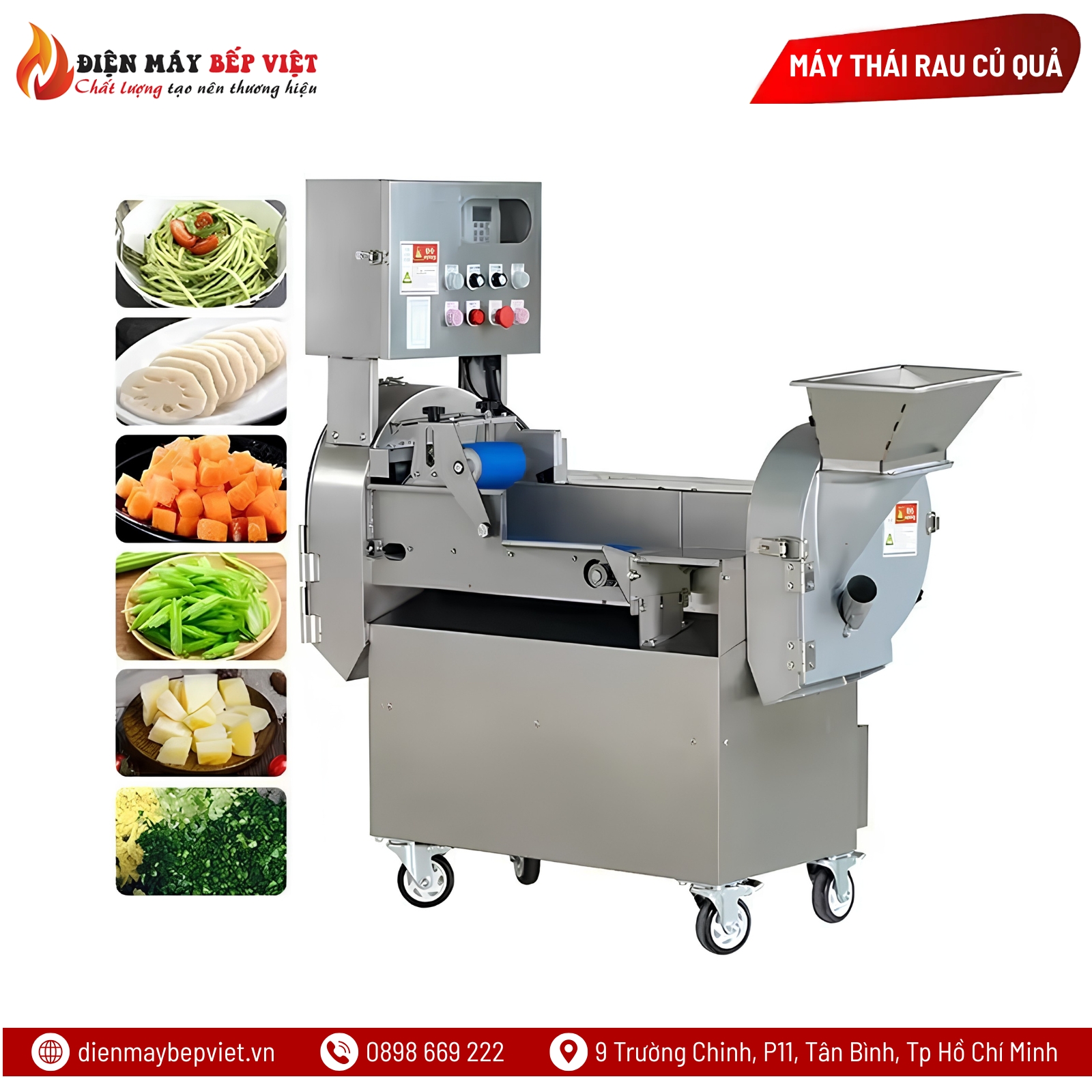 Máy Thái Rau Củ Công Nghiệp YQC-850