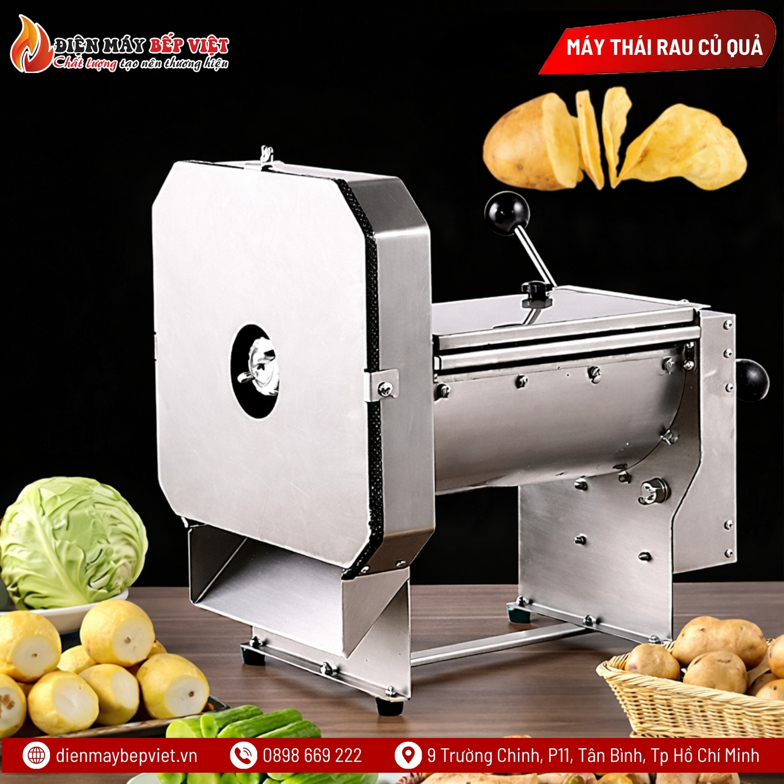 Máy Thái Rau Củ Mini Đa Năng YC-250