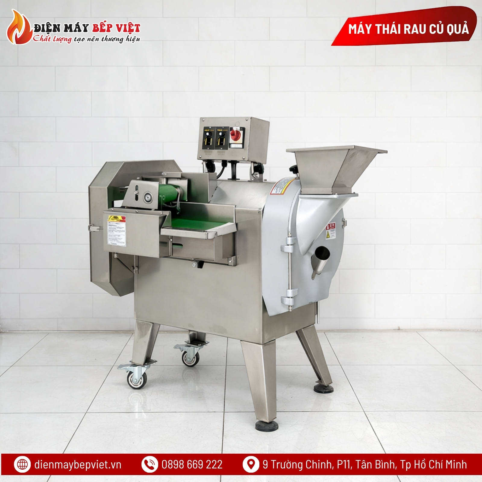 Máy Thái Rau Củ Quả Công Nghiệp YQC 803