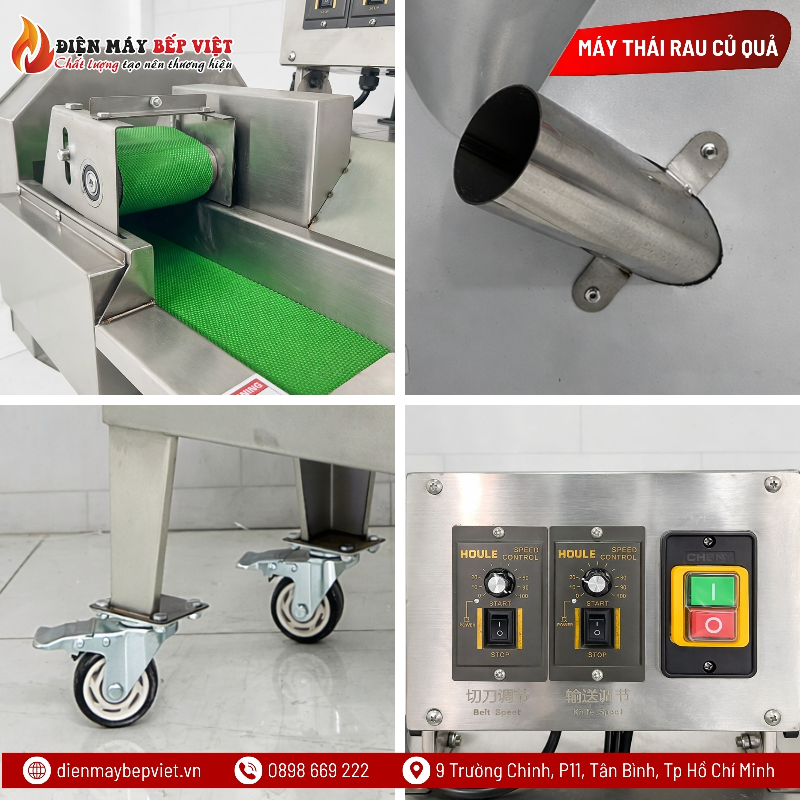 Máy Thái Rau Củ Quả Công Nghiệp YQC 803