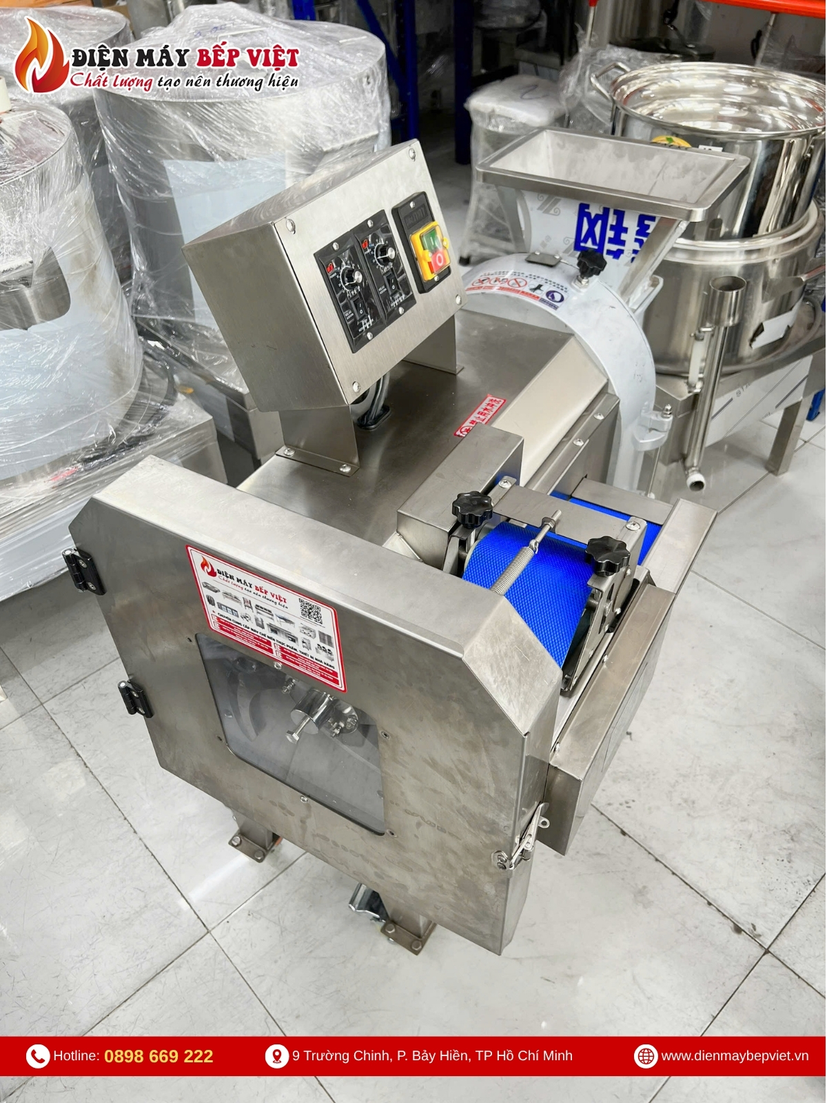 Máy Thái Rau Củ Quả Công Nghiệp YQC 803