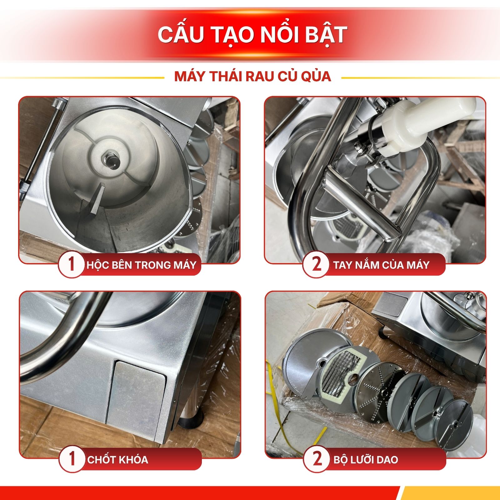 Máy Thái Rau Củ Qủa Đa Năng VC65