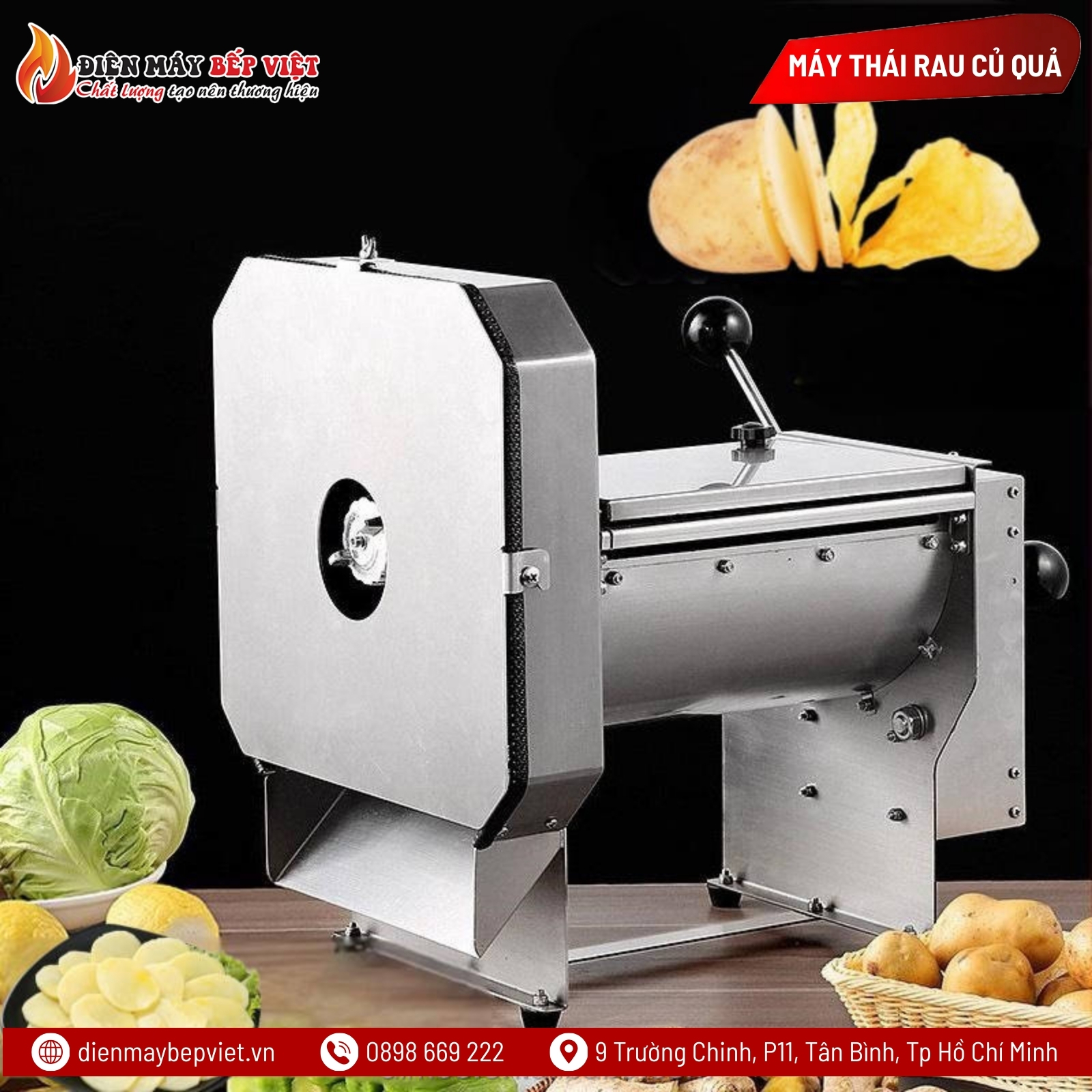 Máy Thái Rau Củ Quả Đa Năng YC-380