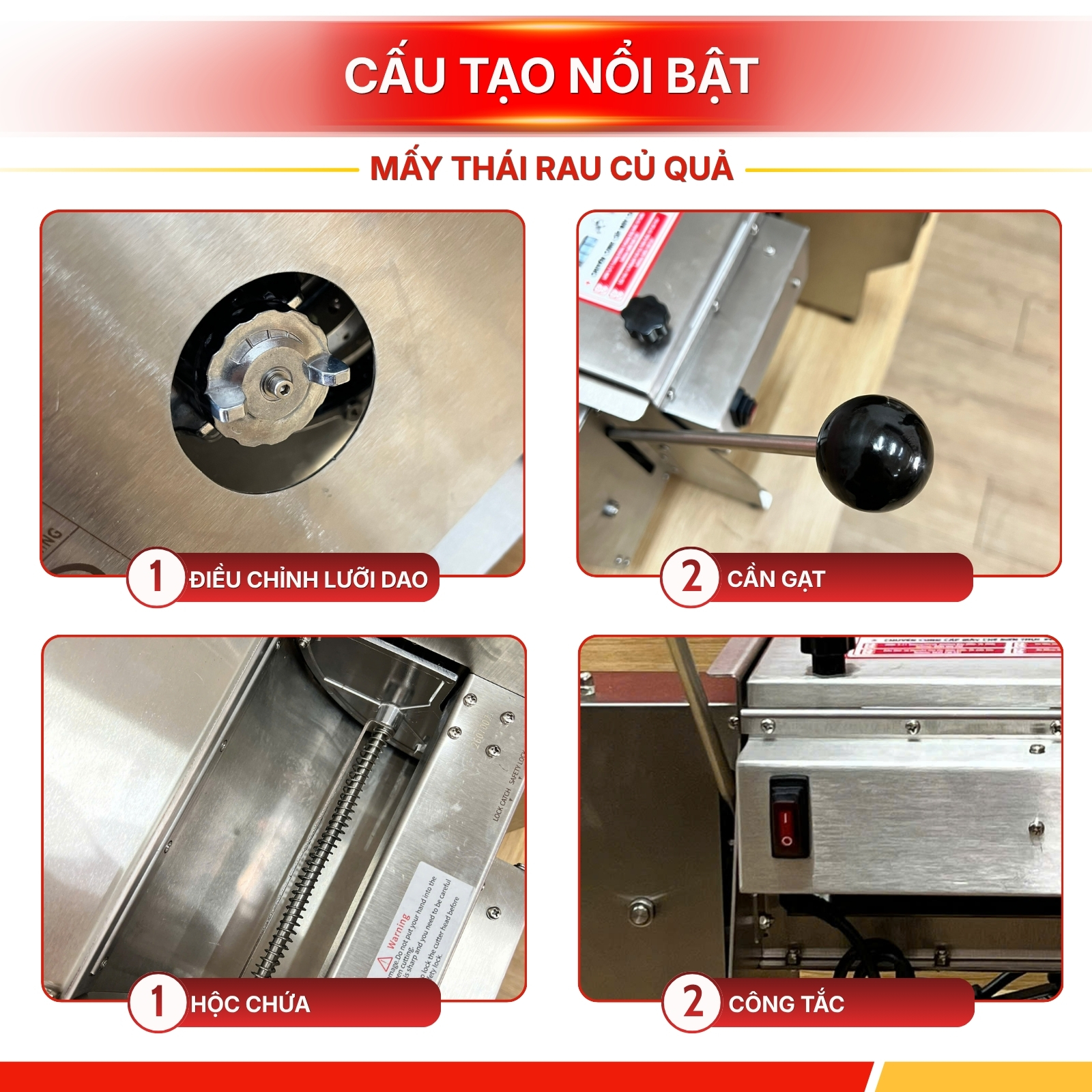 Máy Thái Rau Củ Quả Đa Năng YC-380