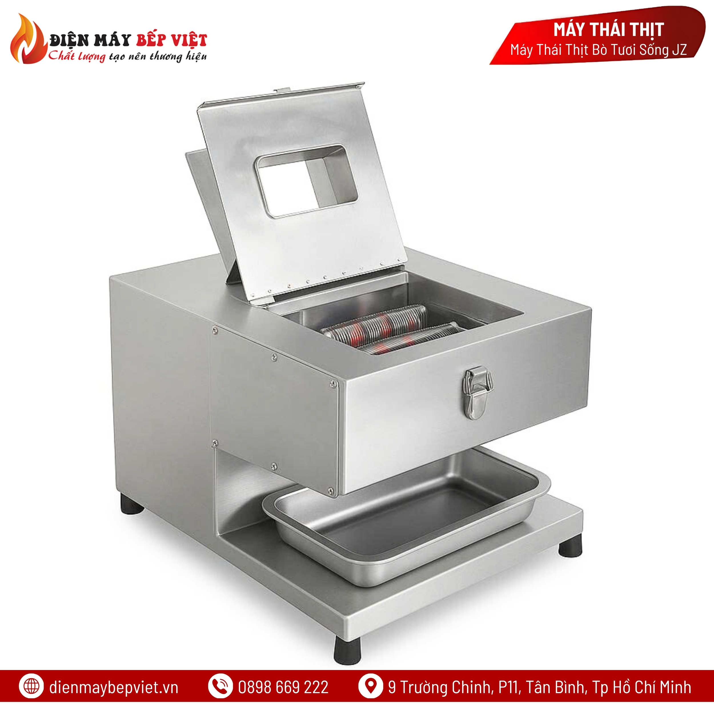 Máy Thái Thịt Bò Tươi Sống JZ
