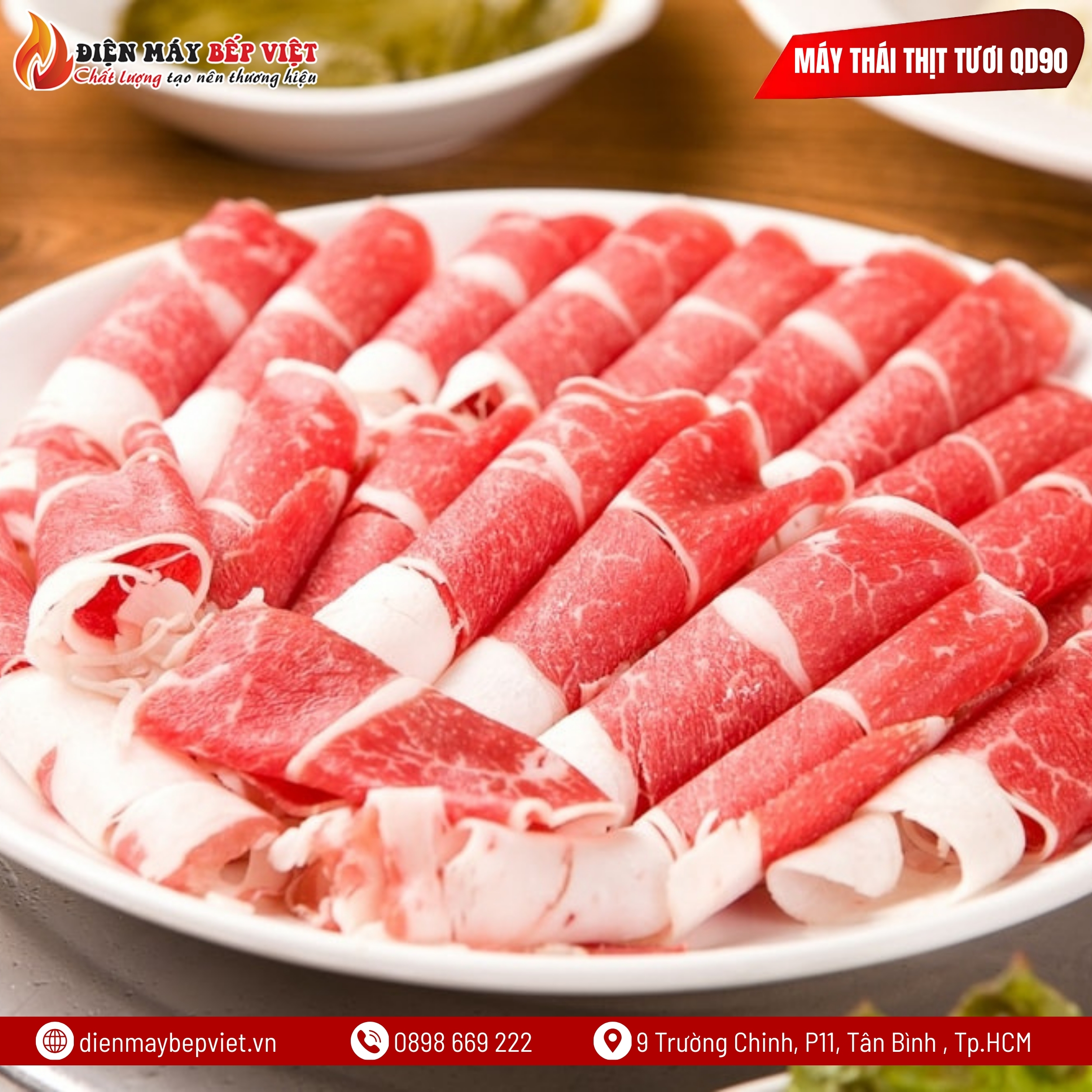 Máy Thái Thịt Tươi QD90