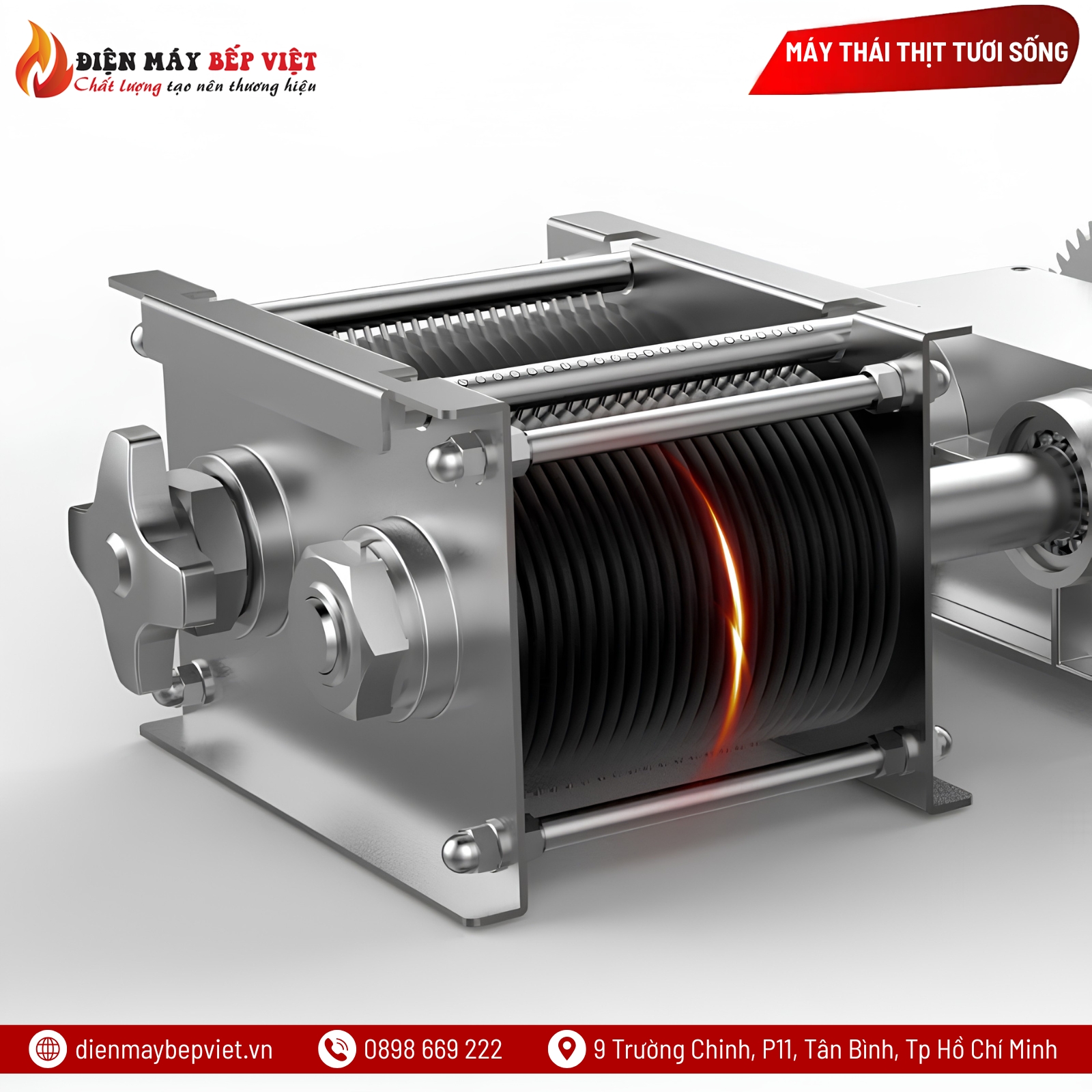 Máy Thái Thịt Tươi Sống DQ-90