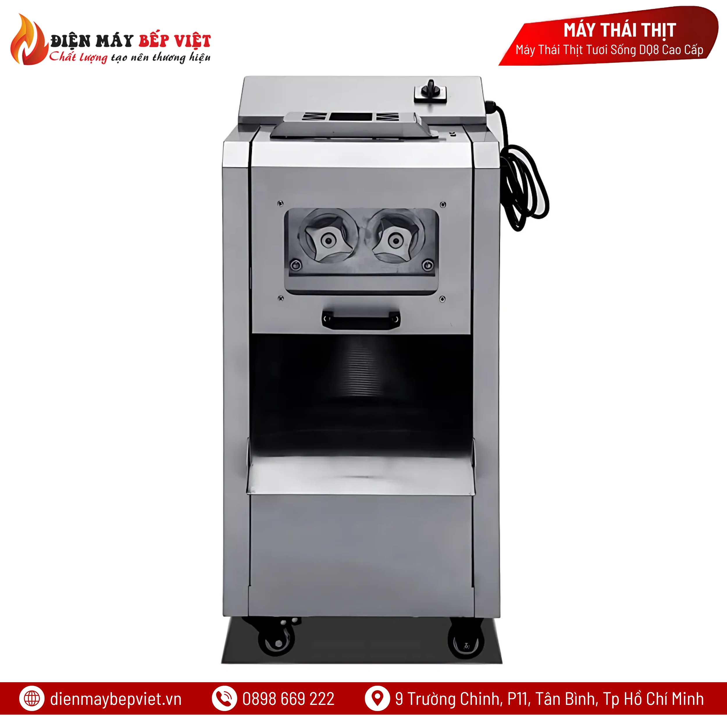 Máy Thái Thịt Tươi Sống DQ8 Cao Cấp