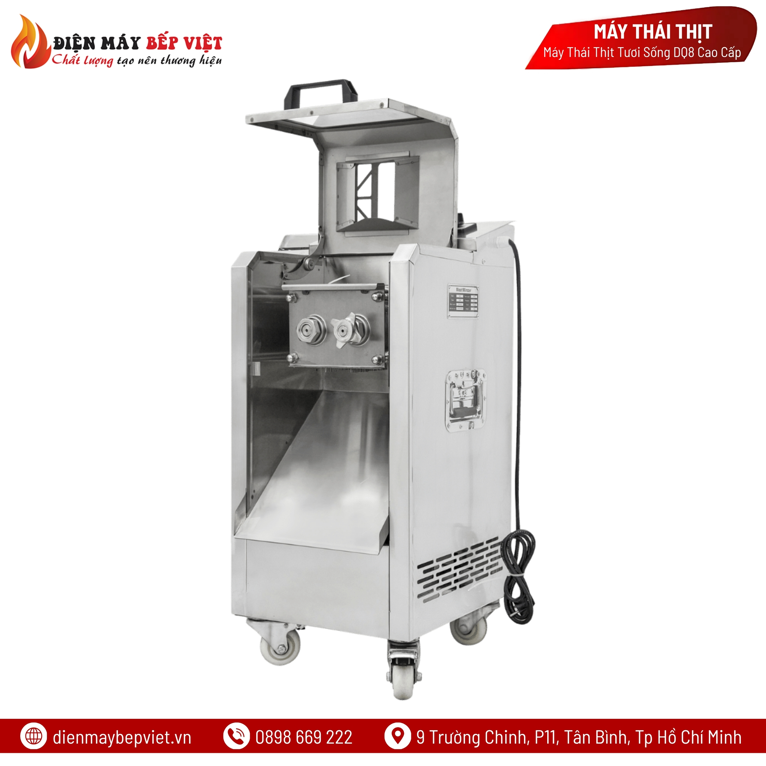 Máy Thái Thịt Tươi Sống DQ8 Cao Cấp