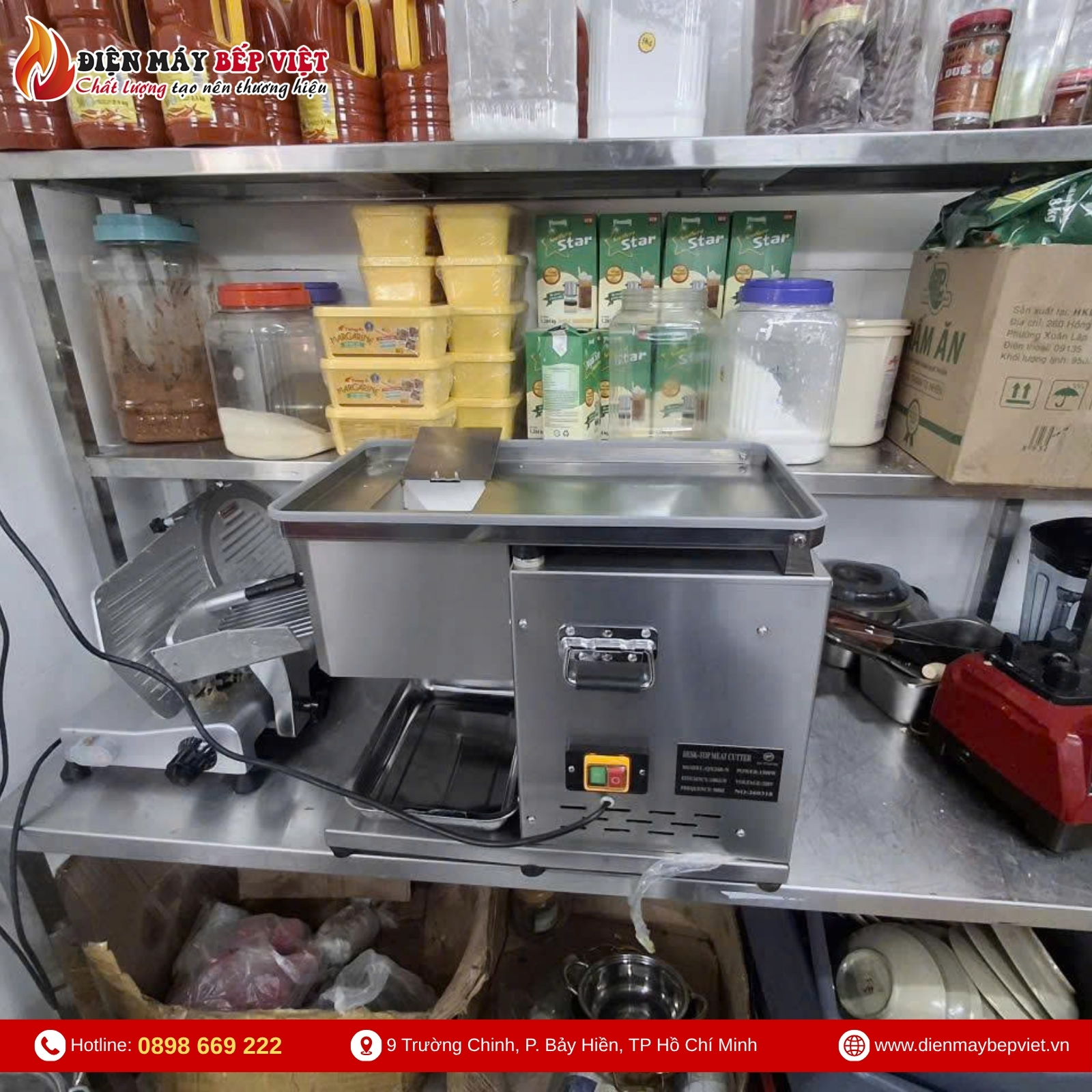 Máy thái thịt tươi sống QX-260