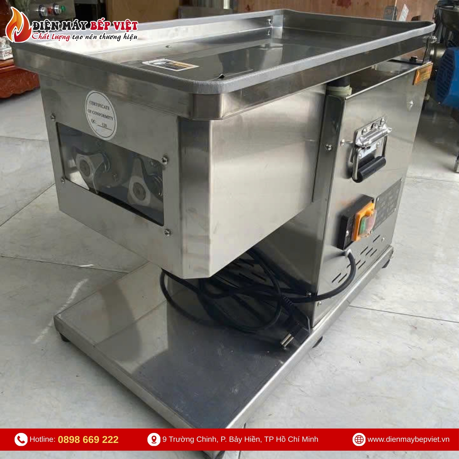 Máy thái thịt tươi sống QX-260