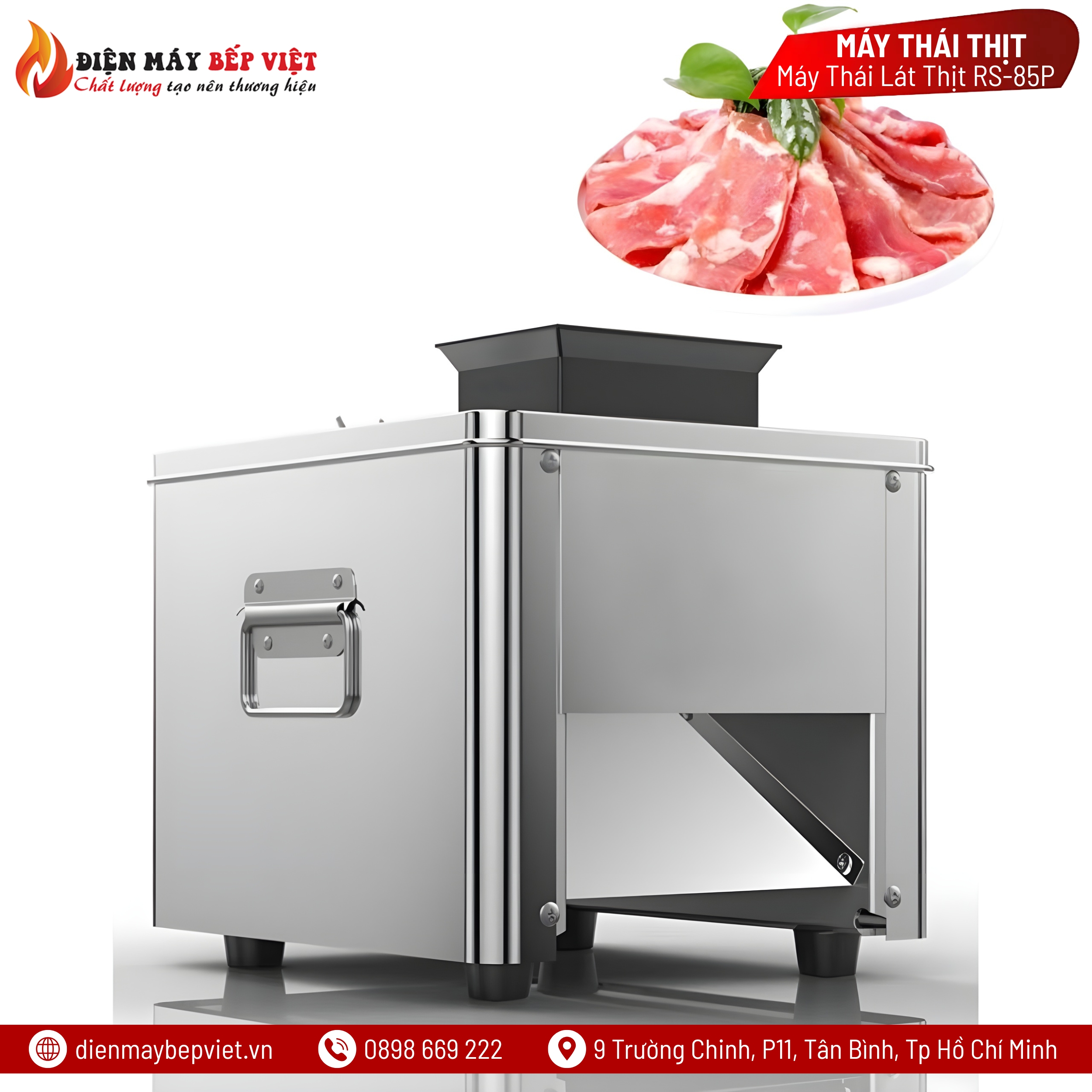 Máy Thái Thịt Tươi Sống RS85P