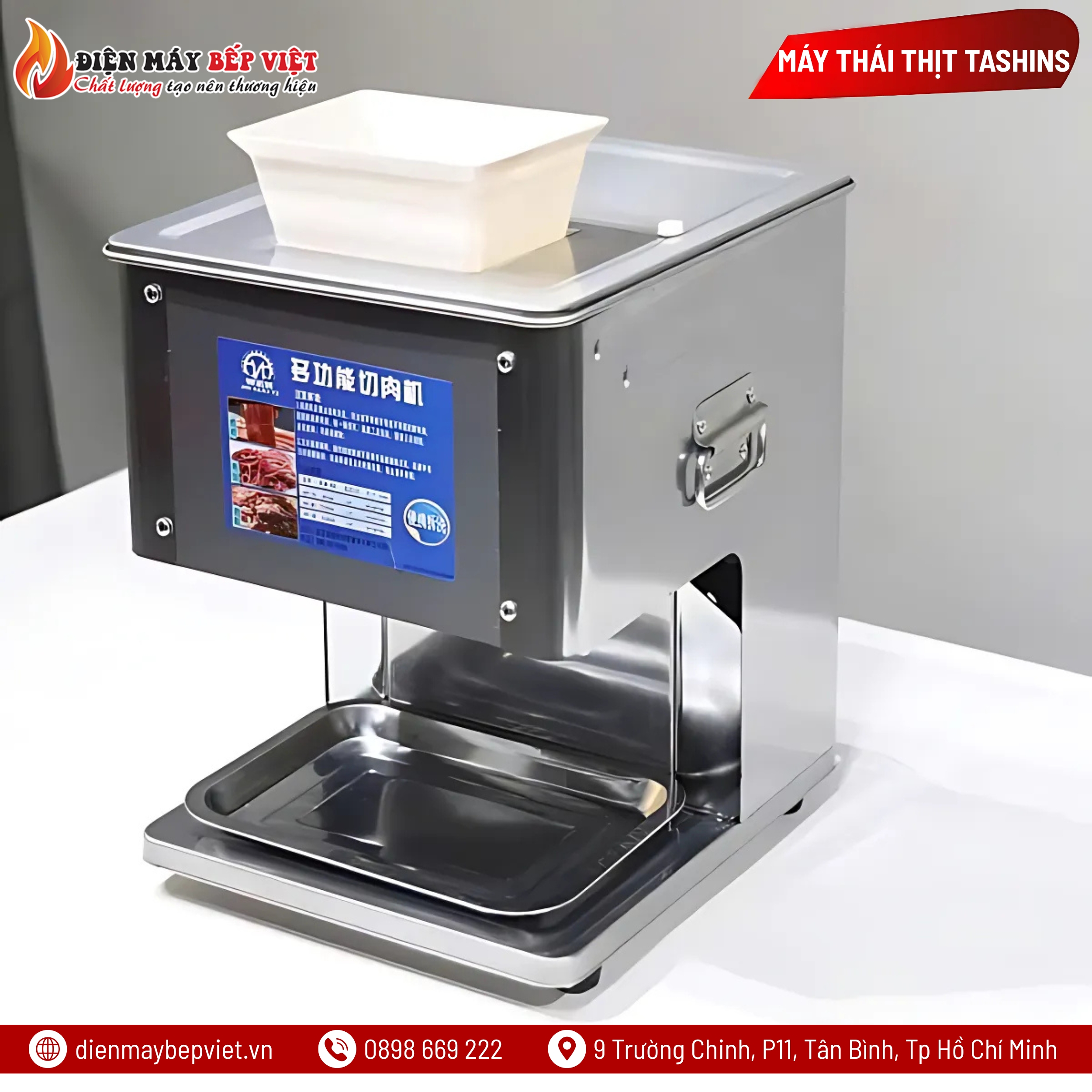 Máy Thái Thịt Tươi Sống Tashins