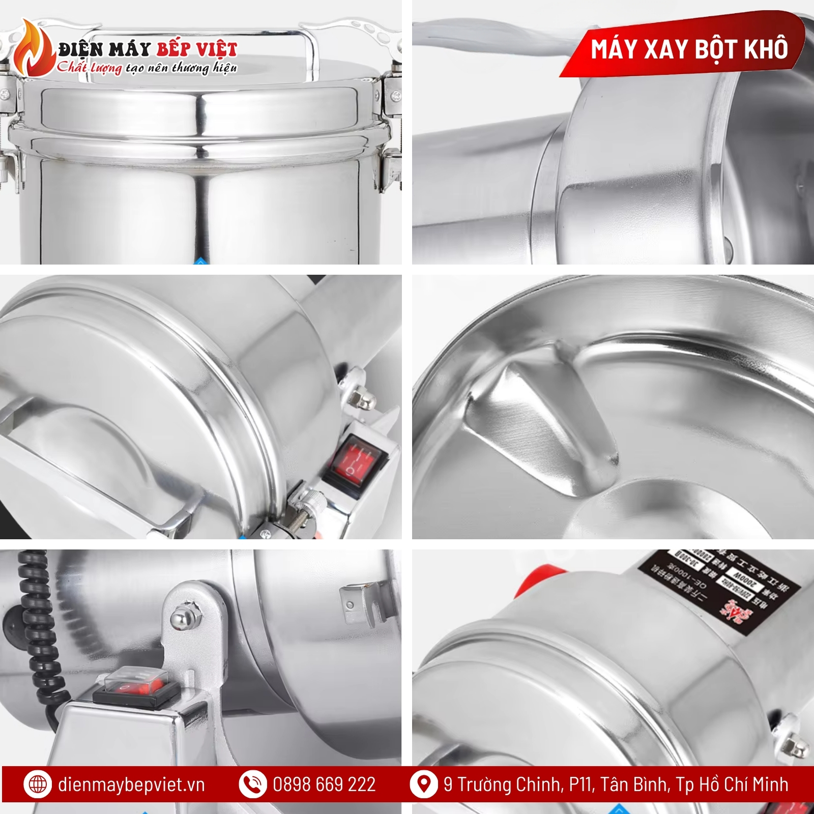 Máy Xay Bột Khô QE-1000